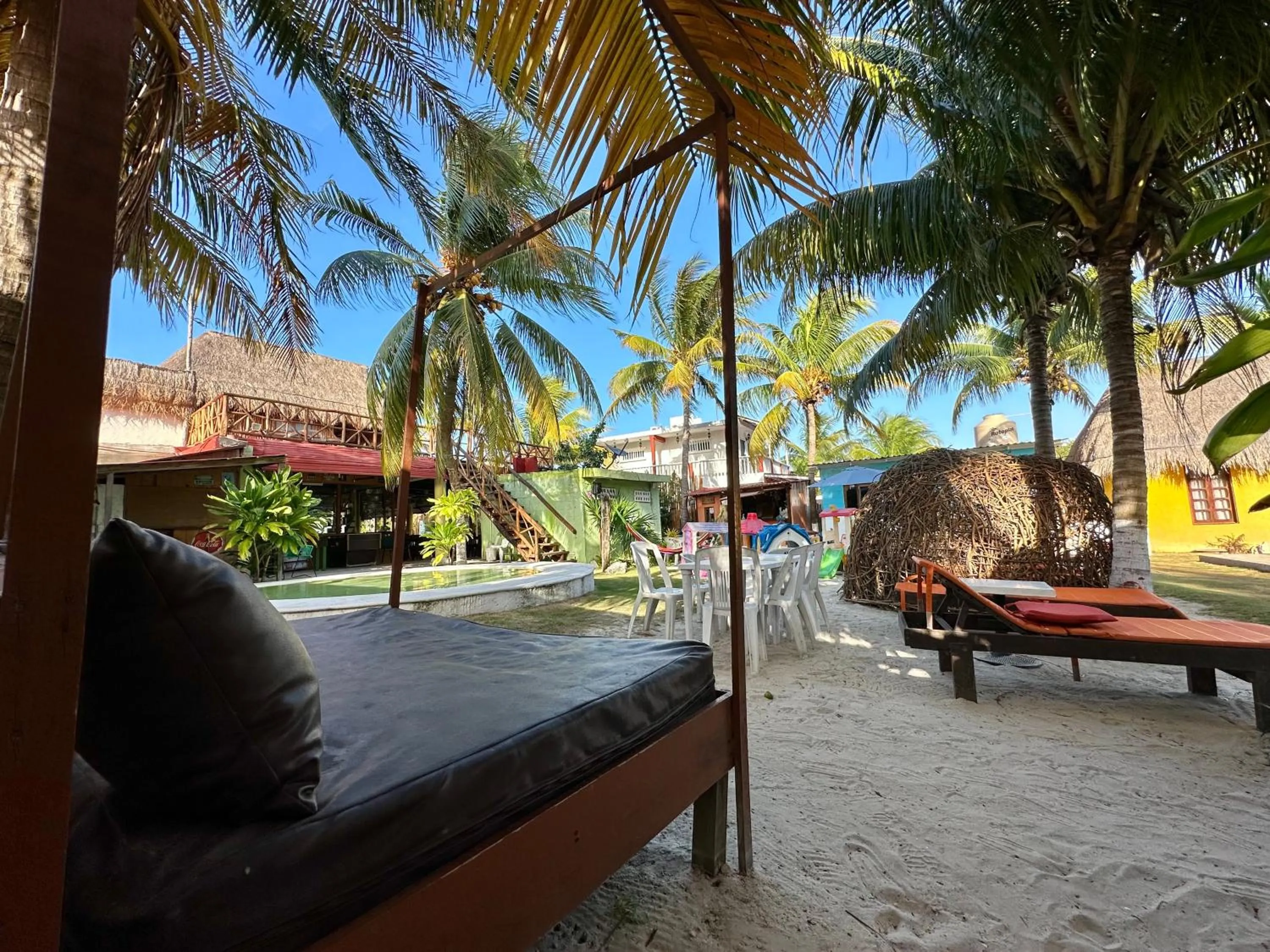 Balcony/Terrace in Cabañas Frida