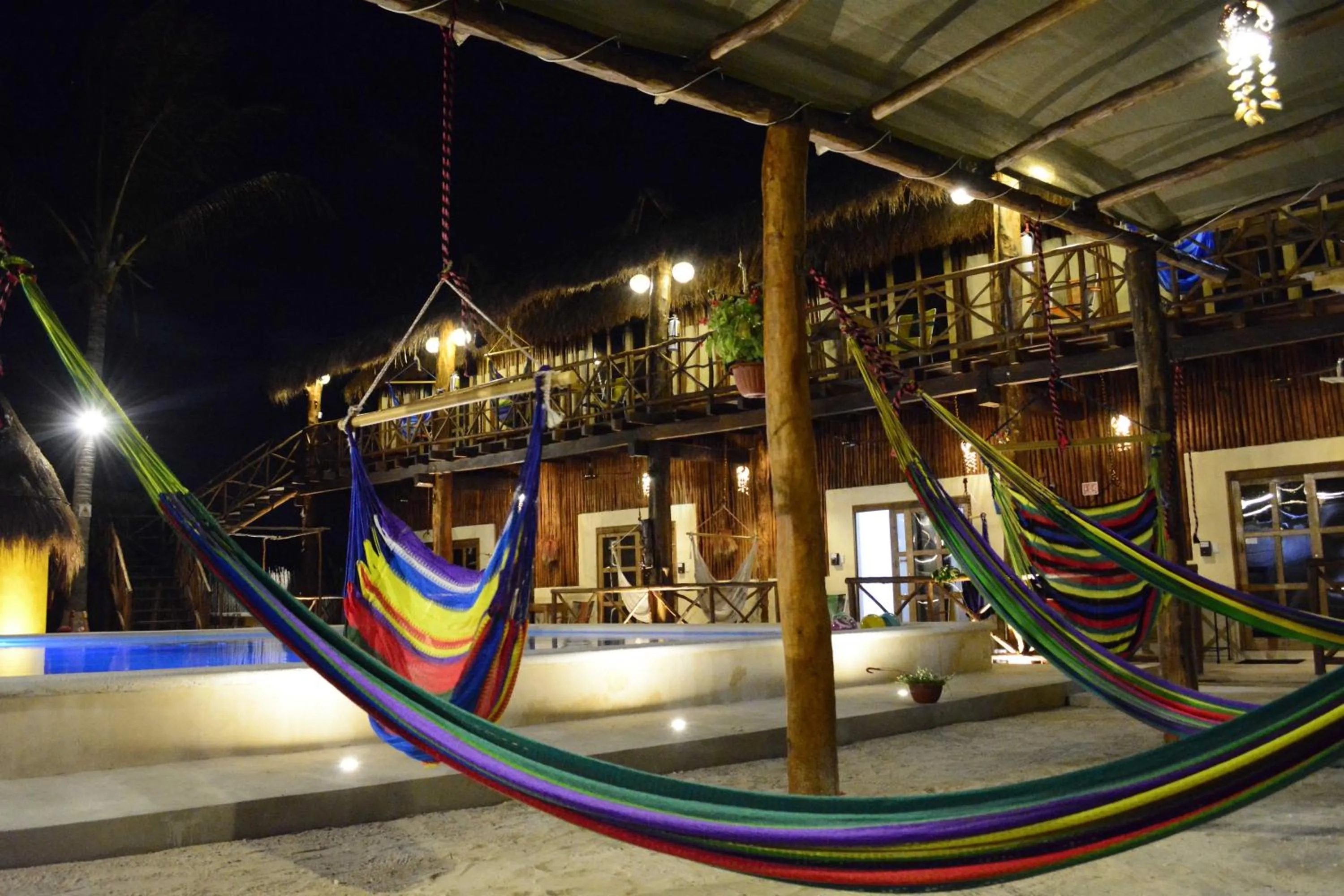 Swimming pool in Cabañas Frida
