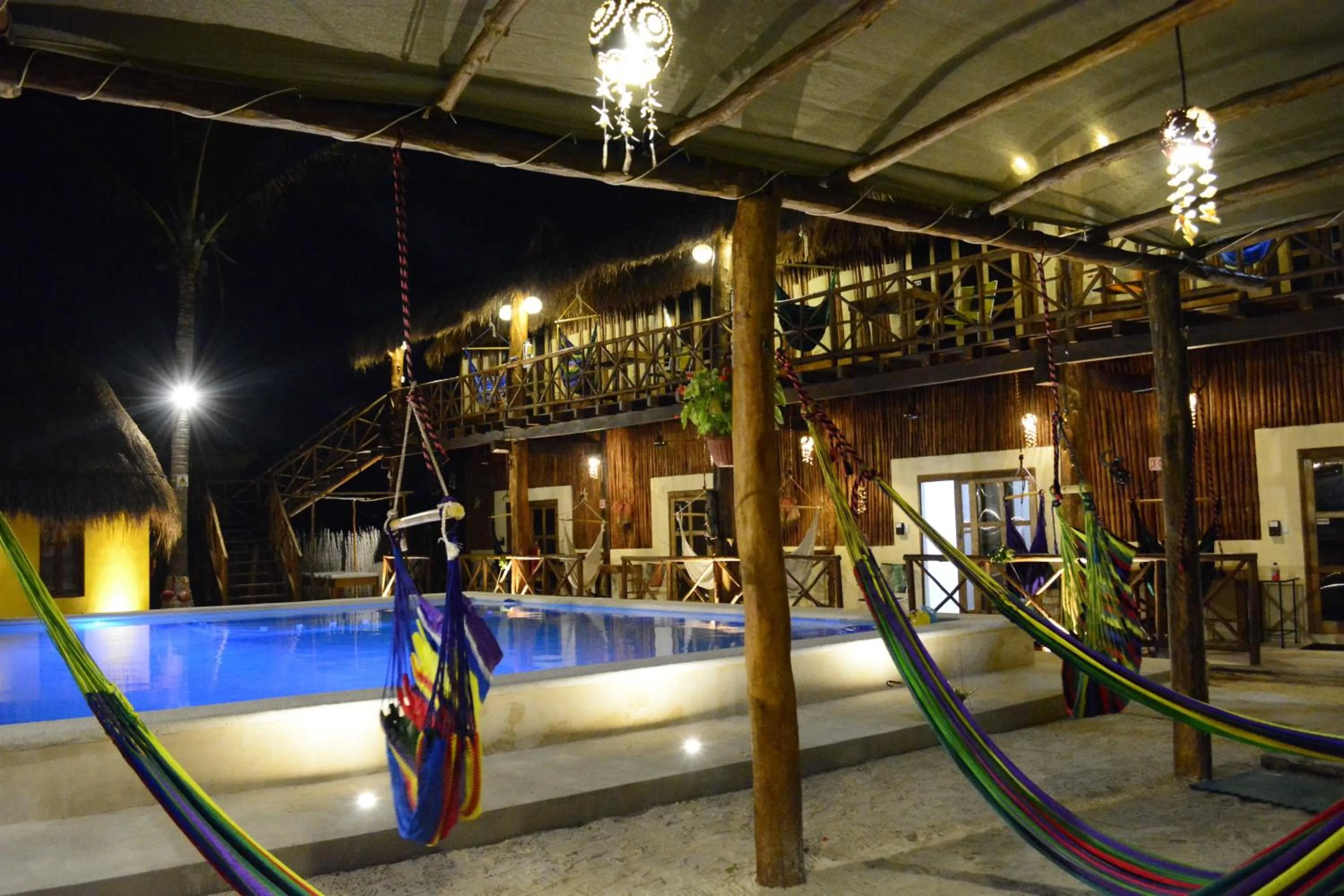 Swimming pool in Cabañas Frida