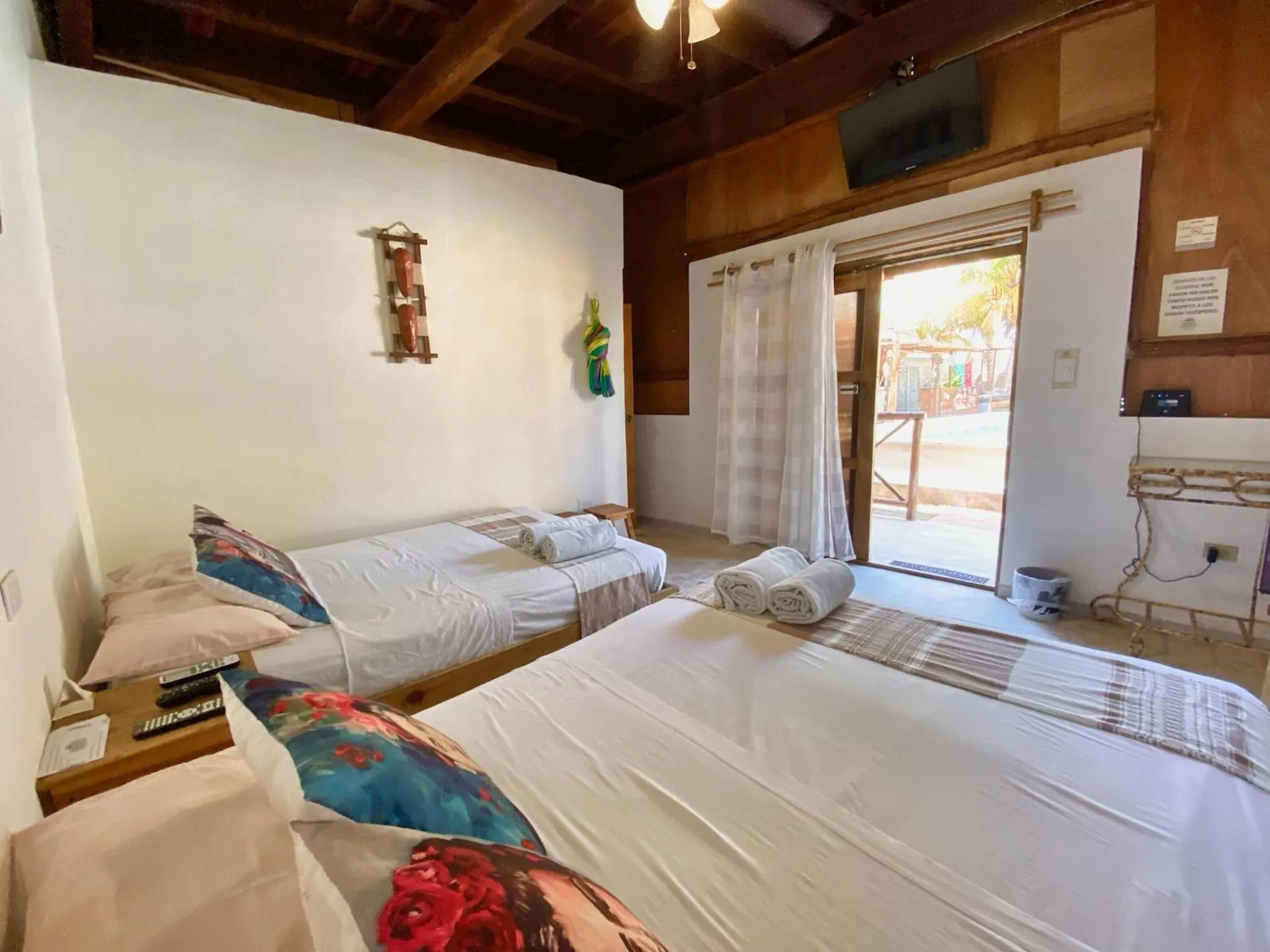 Bedroom, Bed in Cabañas Frida