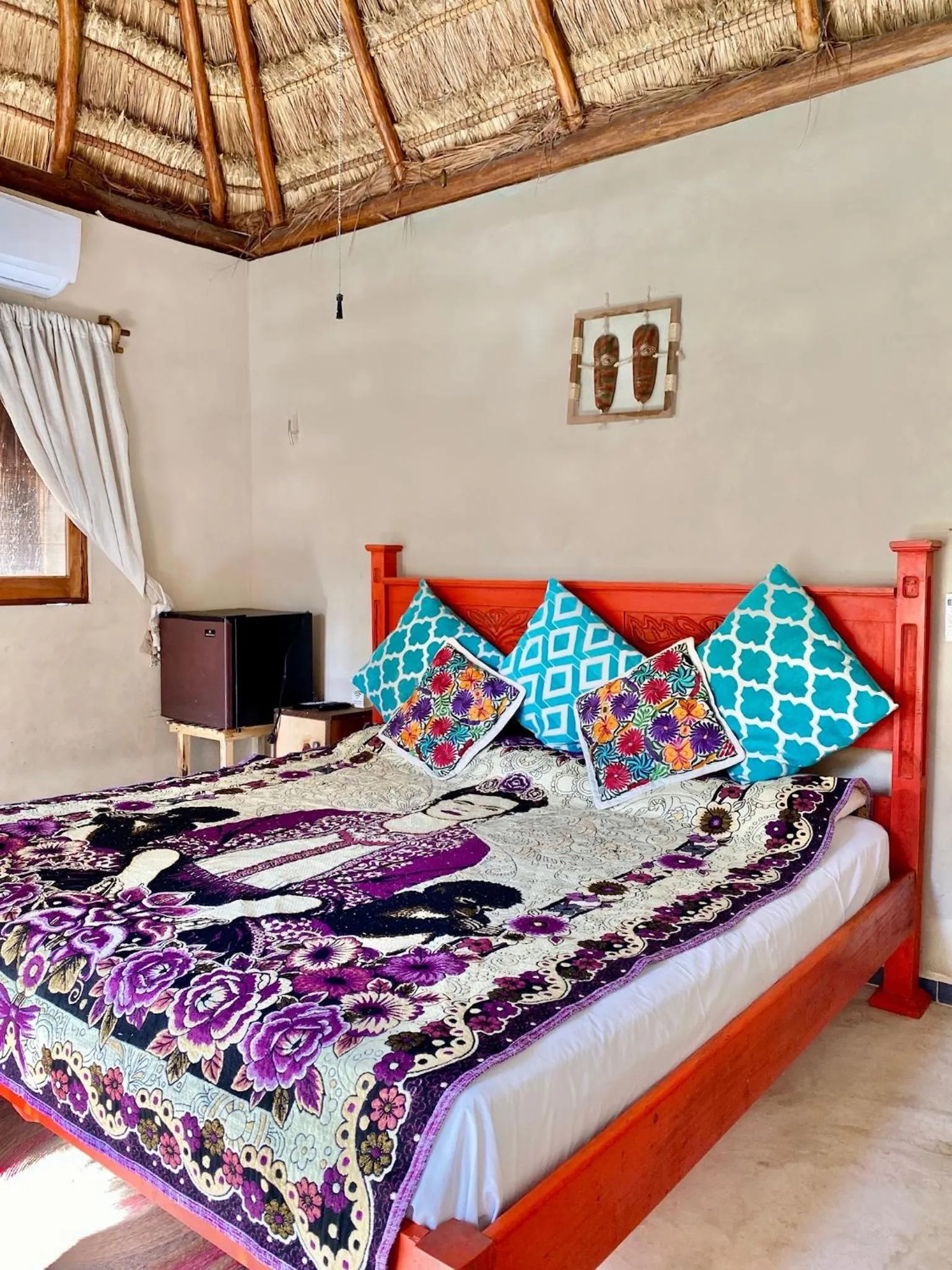 Bed in Cabañas Frida