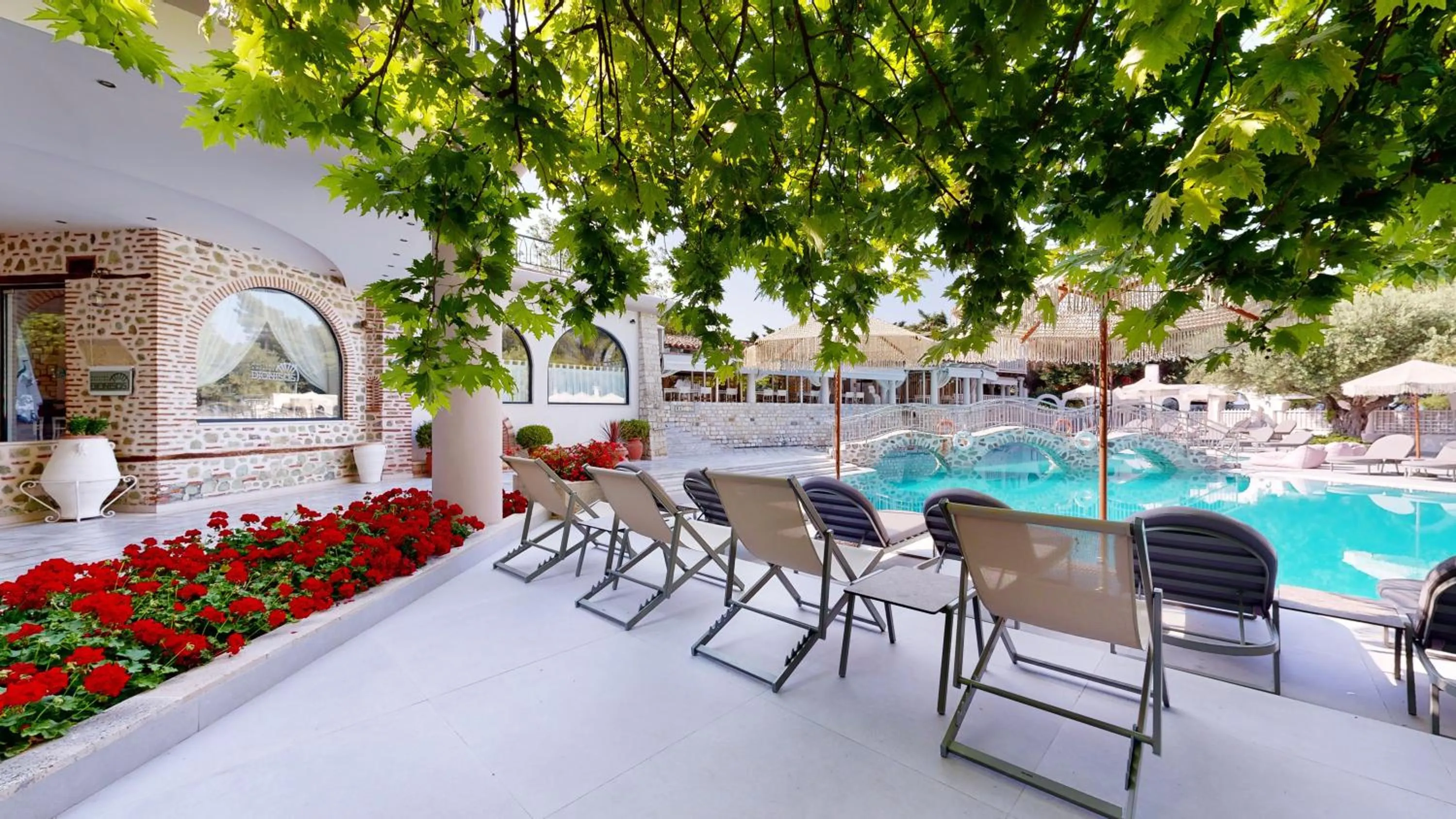 Swimming pool in Acrotel Athena Pallas & Residence