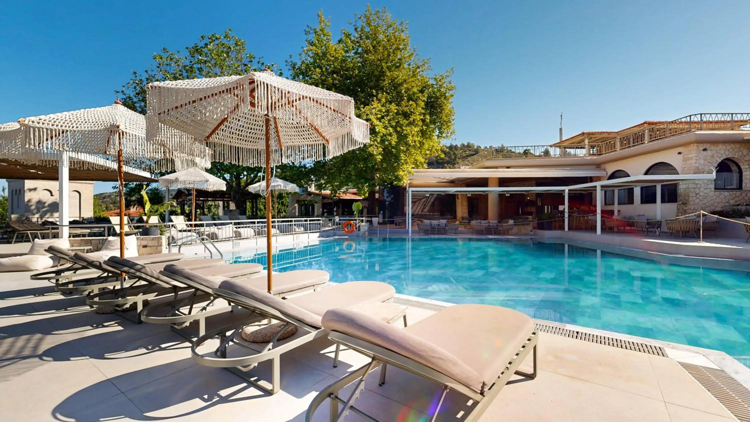 Swimming pool in Acrotel Athena Pallas & Residence