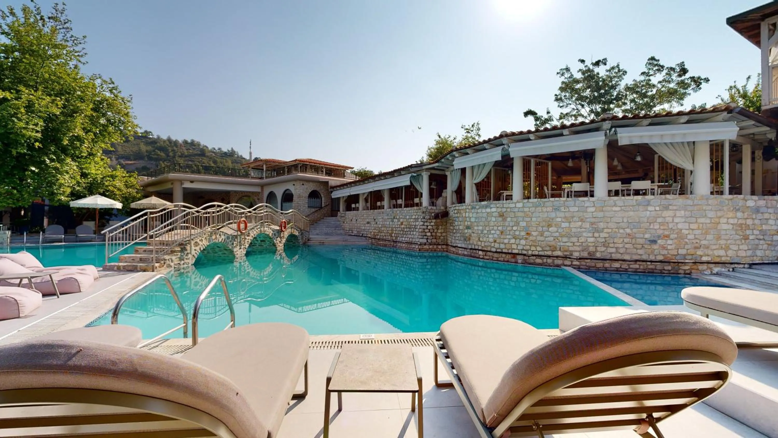 Swimming pool in Acrotel Athena Pallas & Residence