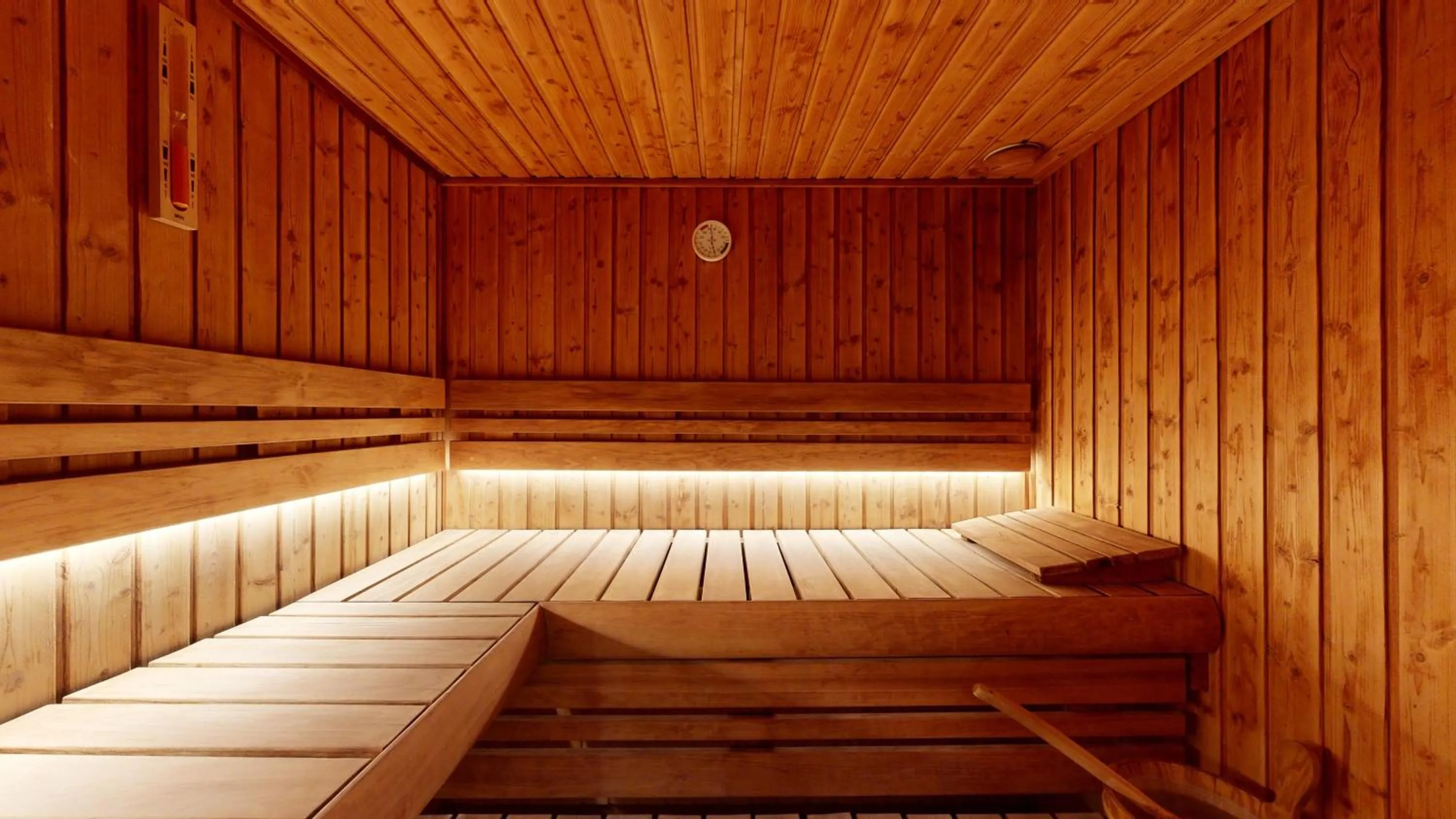 Sauna in Acrotel Athena Pallas & Residence