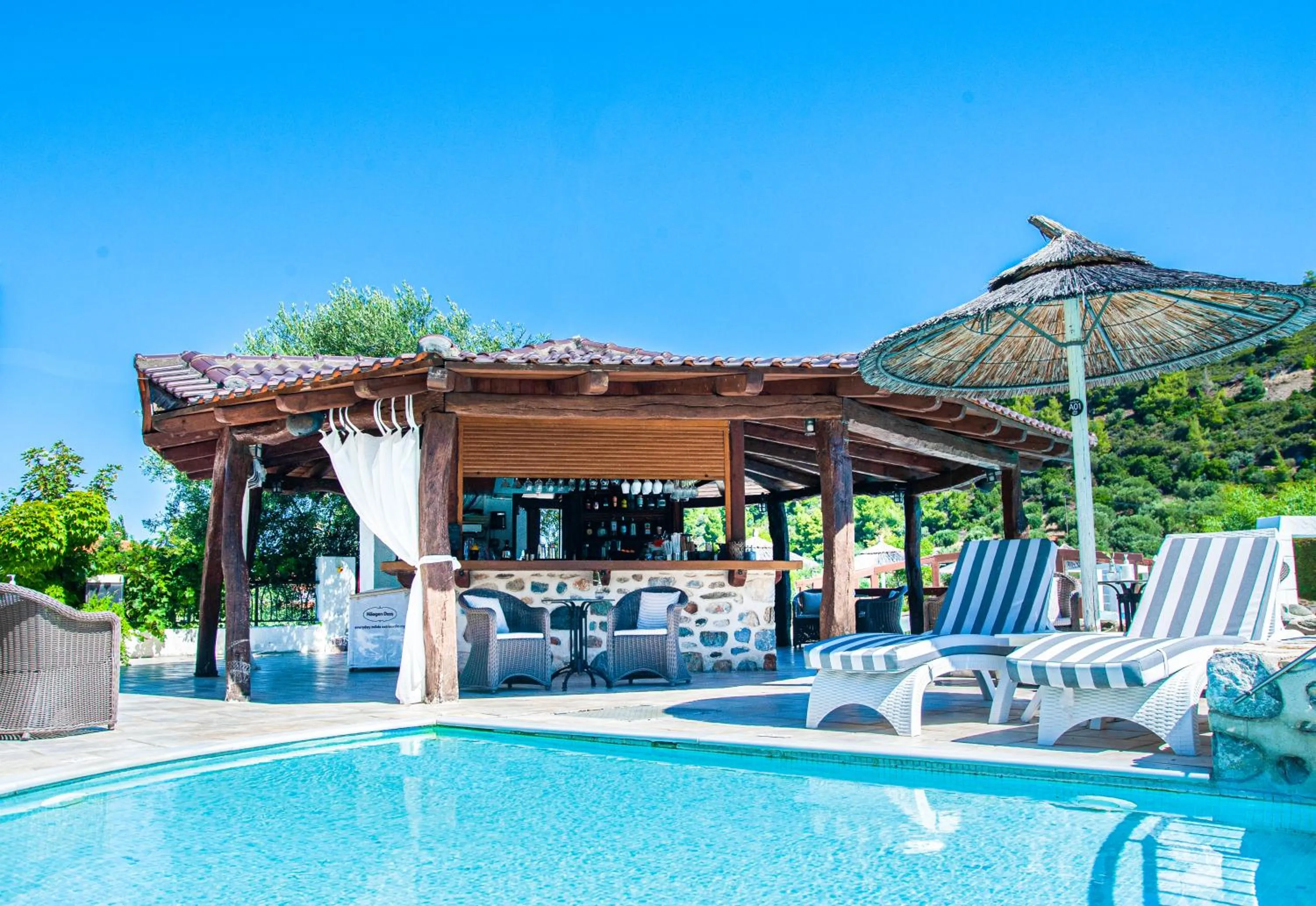 Lounge or bar in Acrotel Athena Pallas & Residence