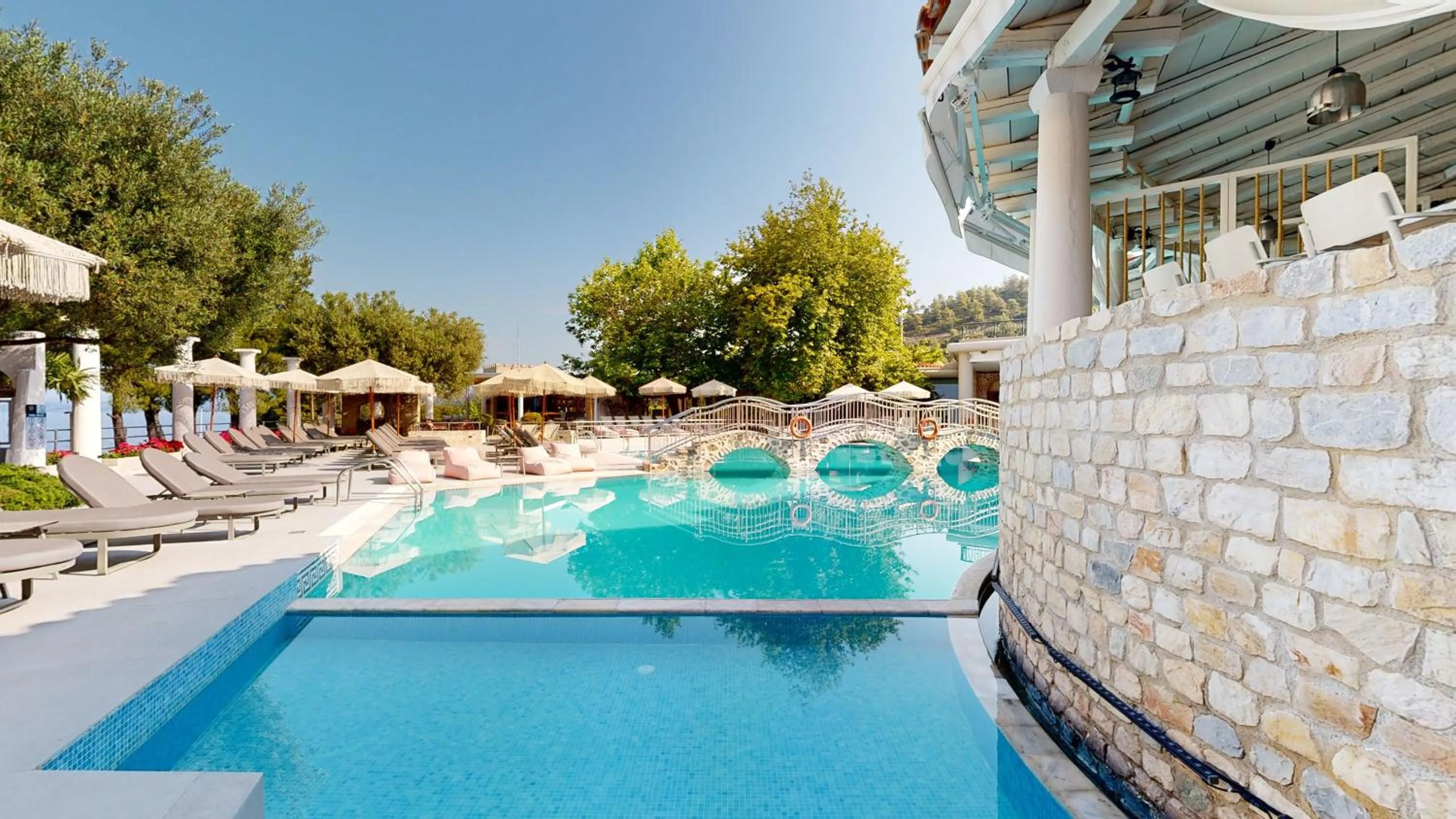 Swimming pool in Acrotel Athena Pallas & Residence