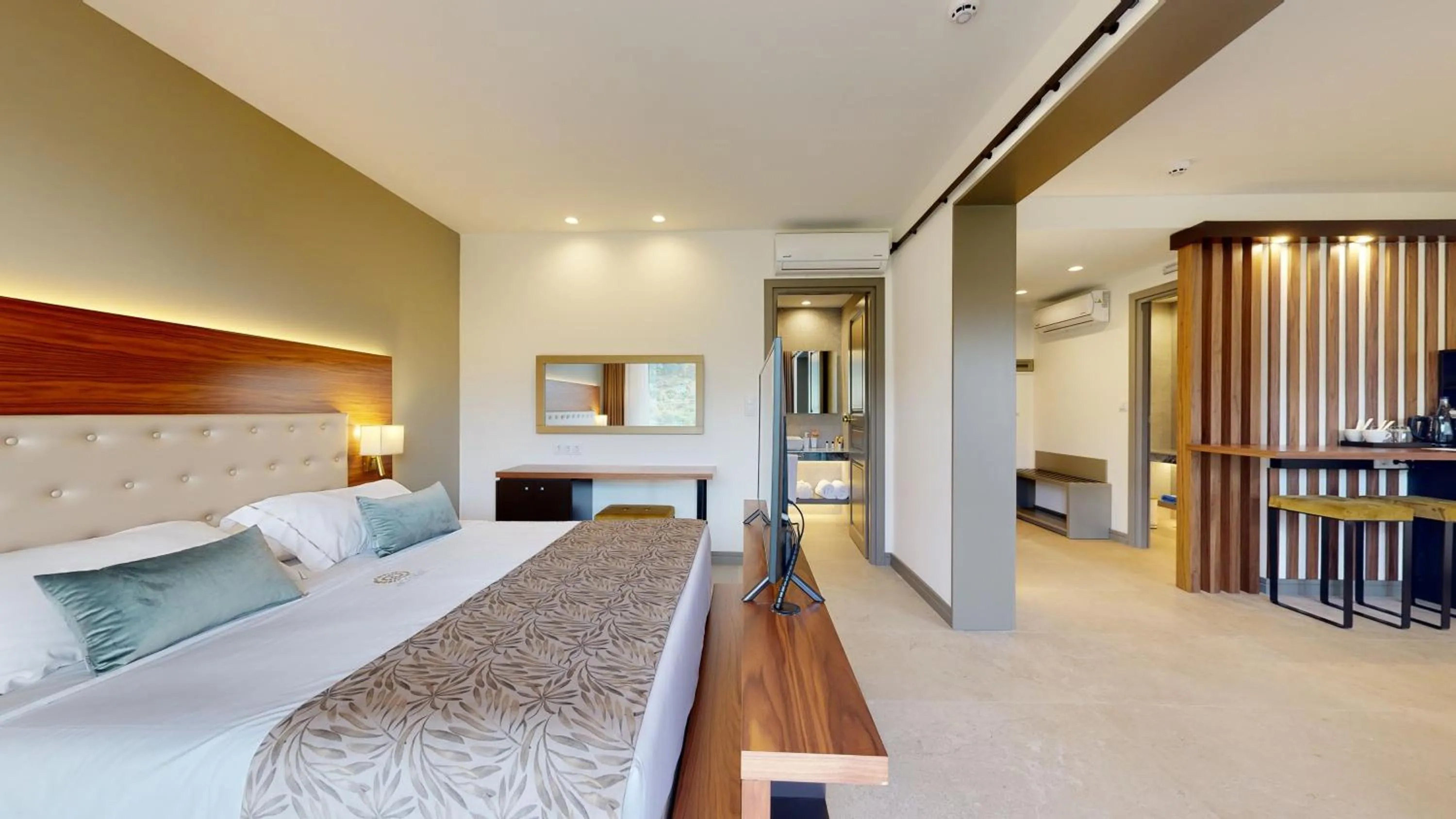 Bedroom, Bed in Acrotel Athena Pallas & Residence