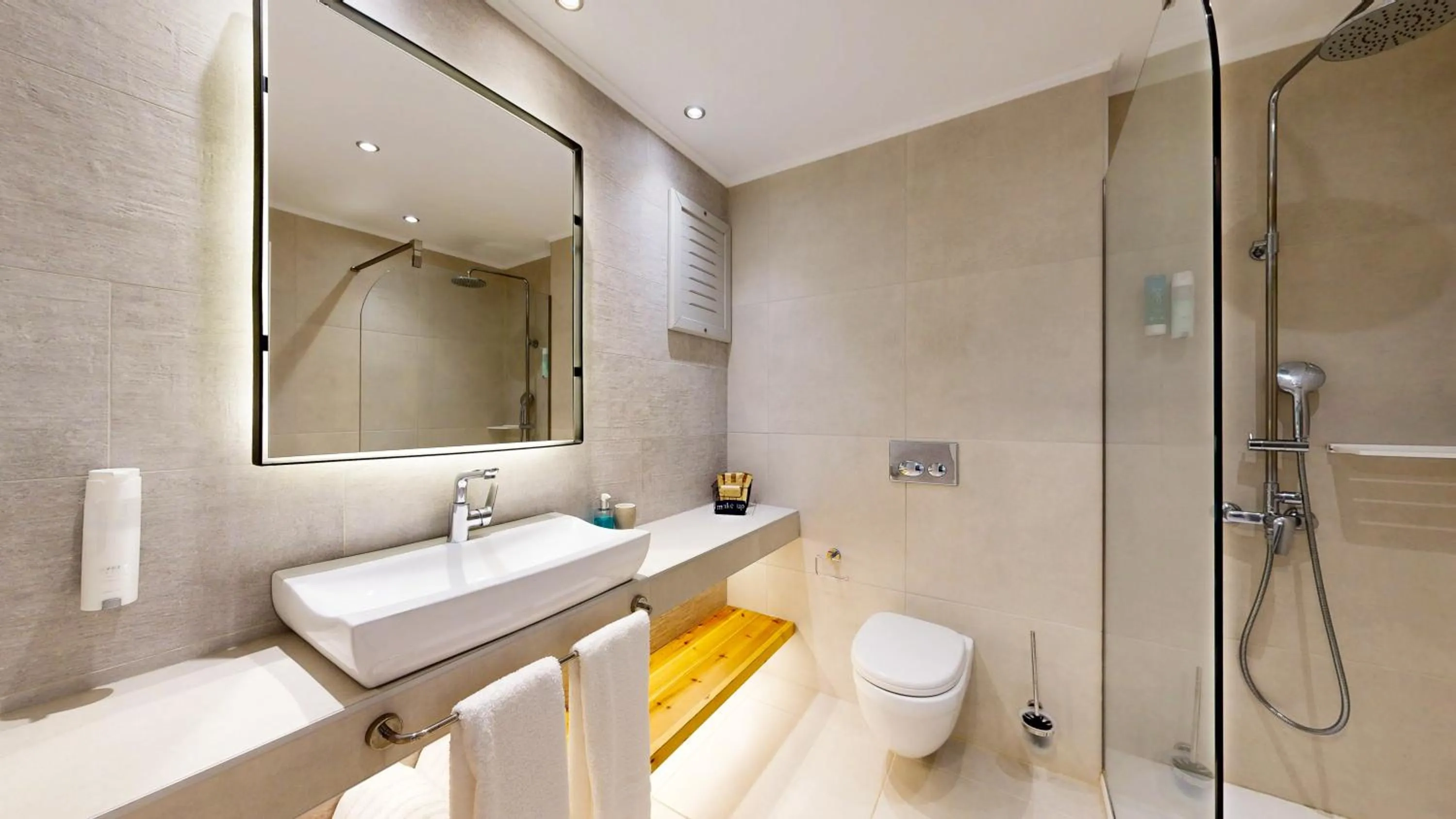 Bathroom in Acrotel Athena Pallas & Residence