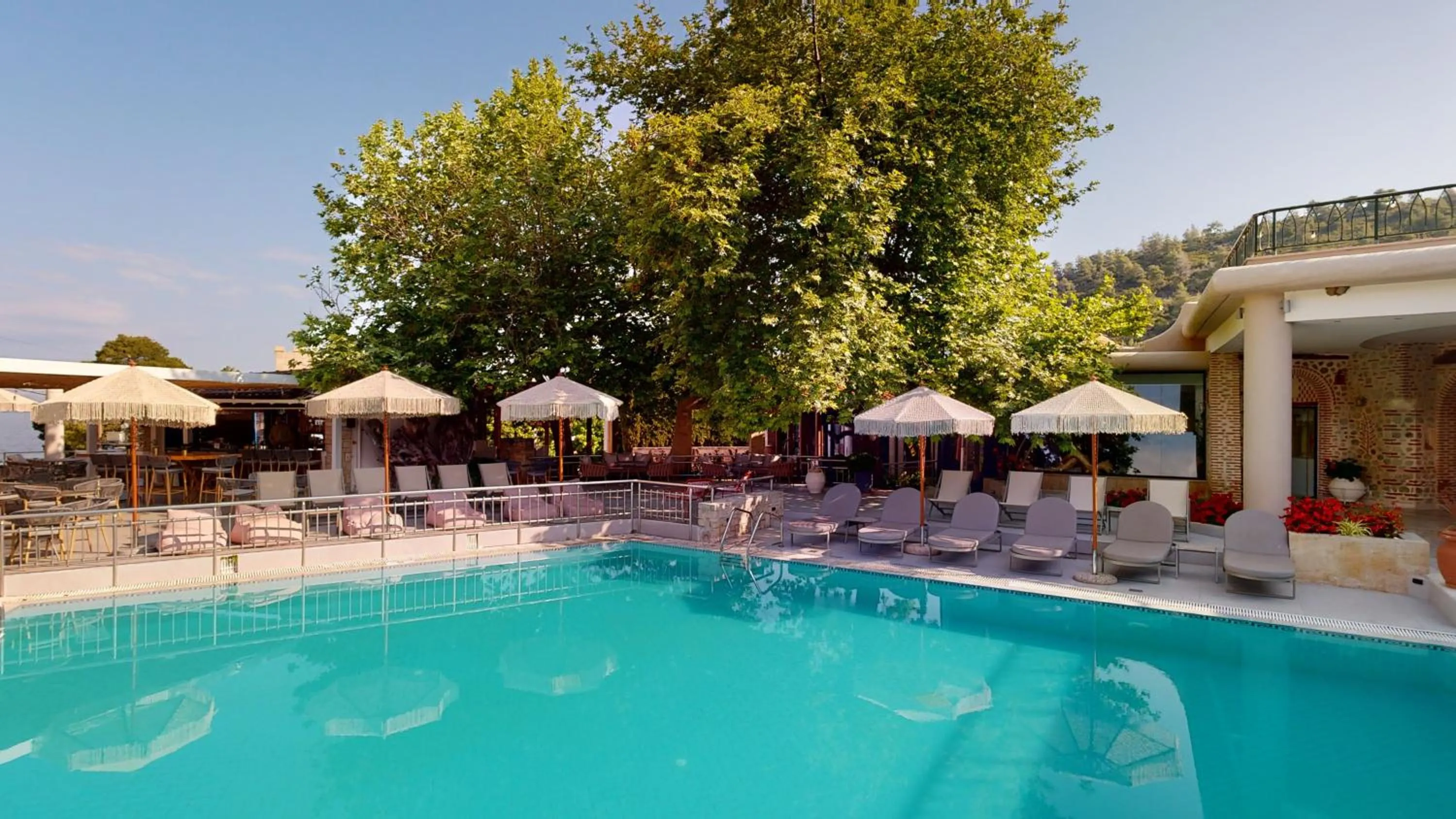 Swimming pool in Acrotel Athena Pallas & Residence