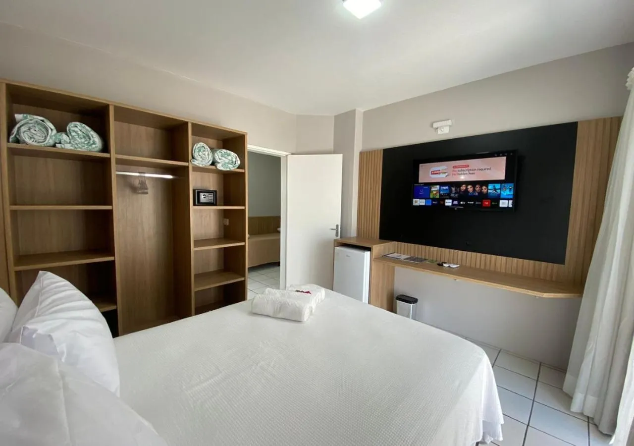 Photo of the whole room, Bed in Ilha Forte Praia Hotel