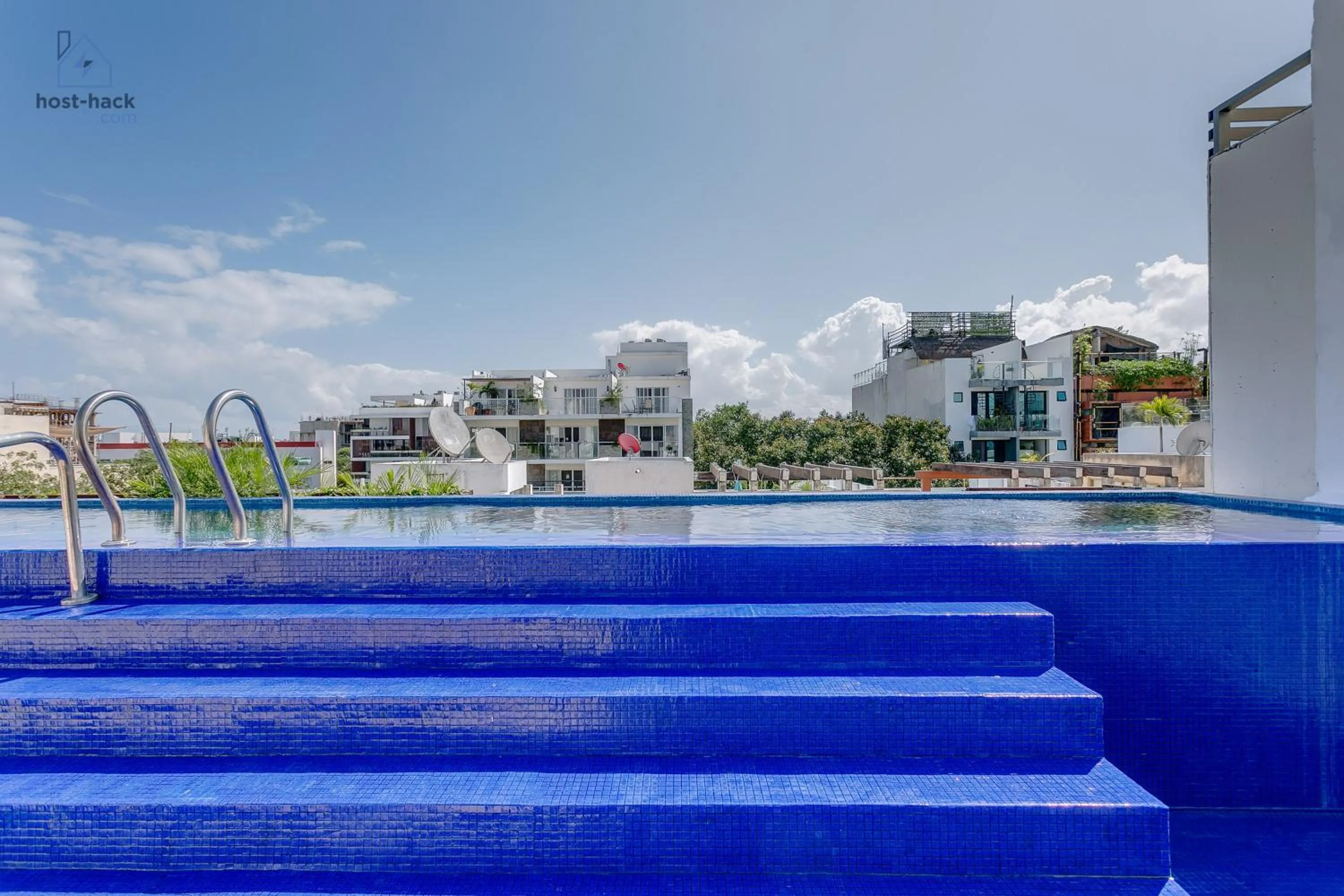 View (from property/room) in Peaceful Rooftop with Pool Close to the 5th Avenue - Danzamar 8