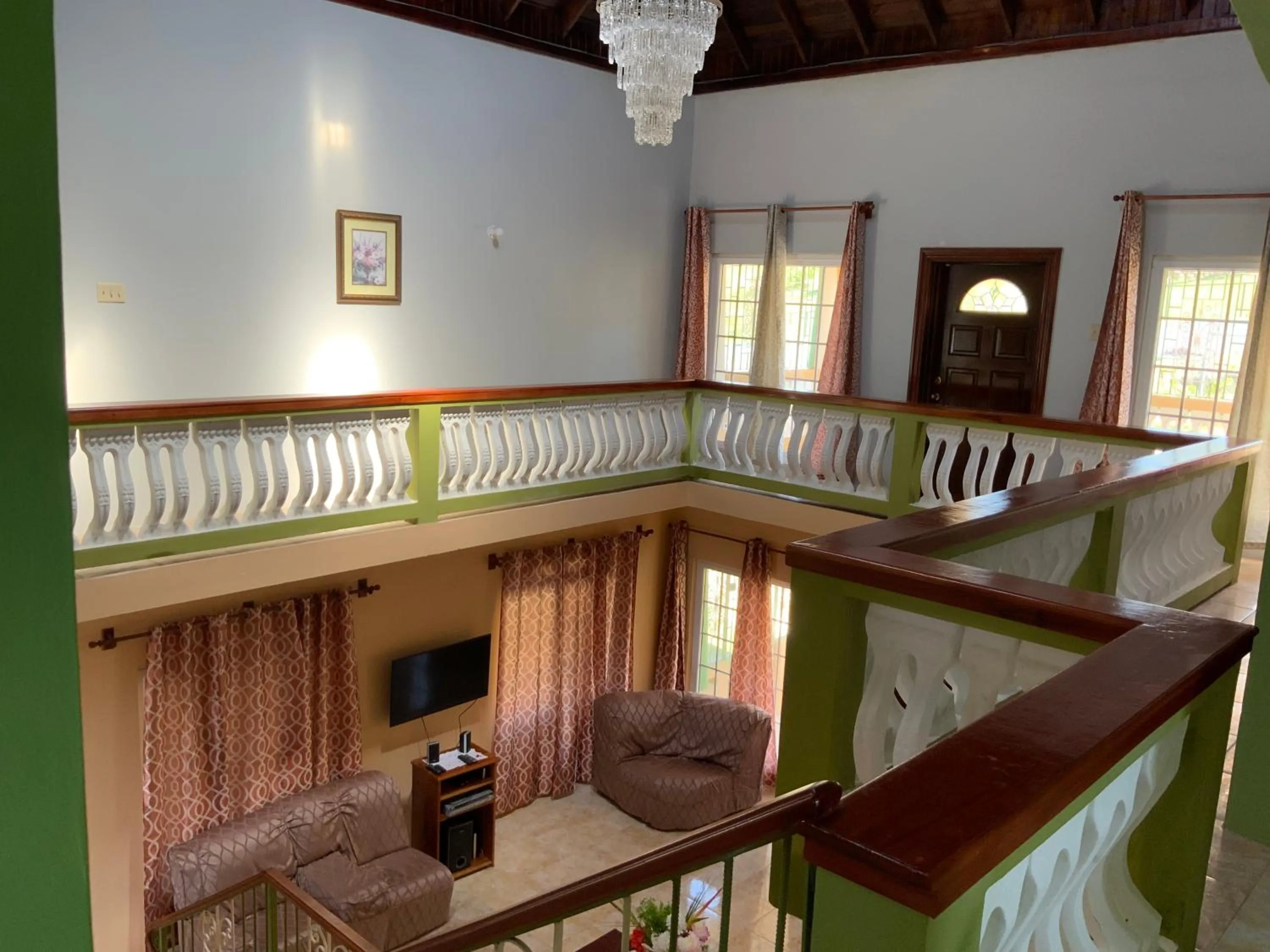 Living room in Poinciana House