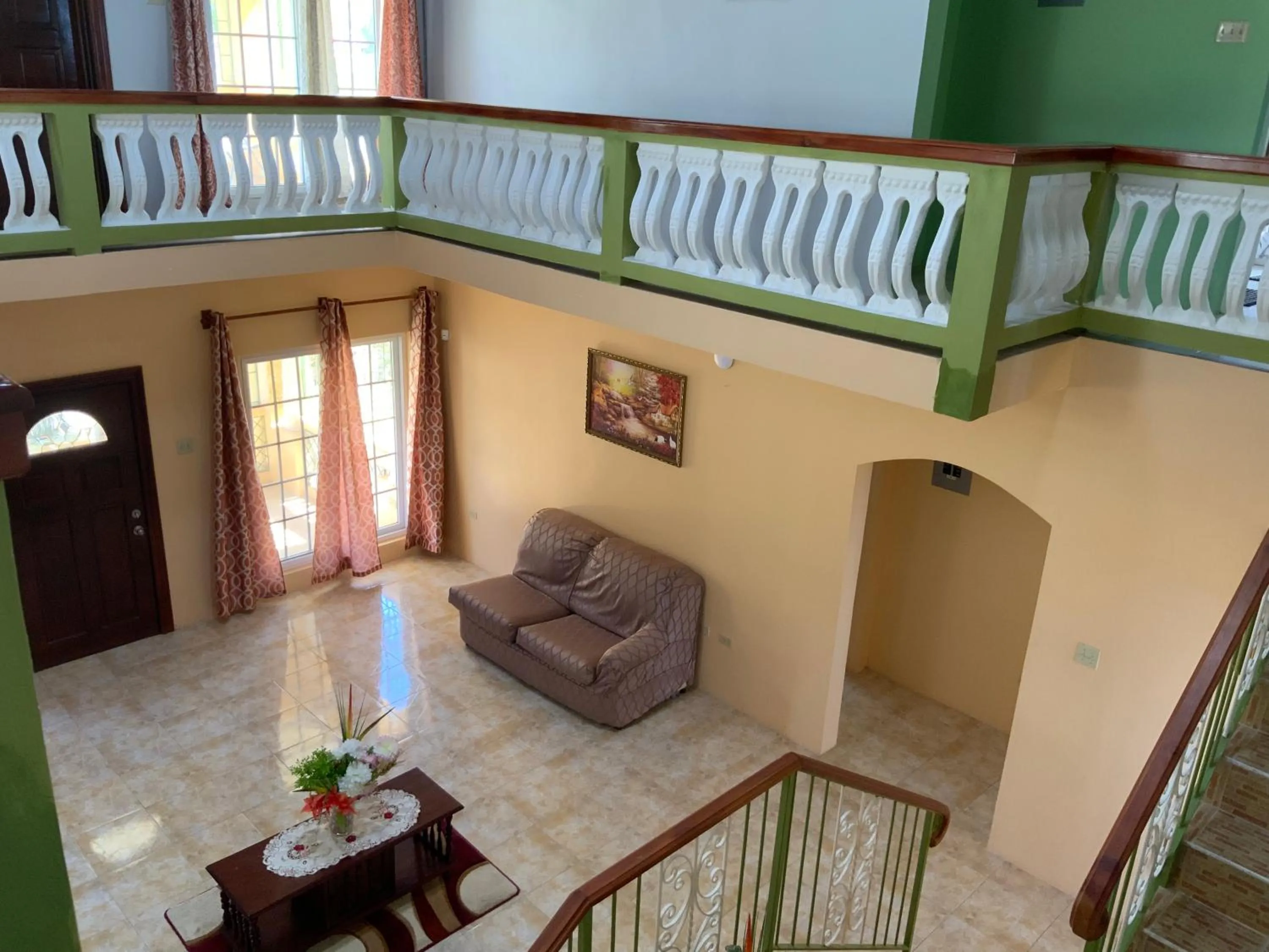 Living room in Poinciana House