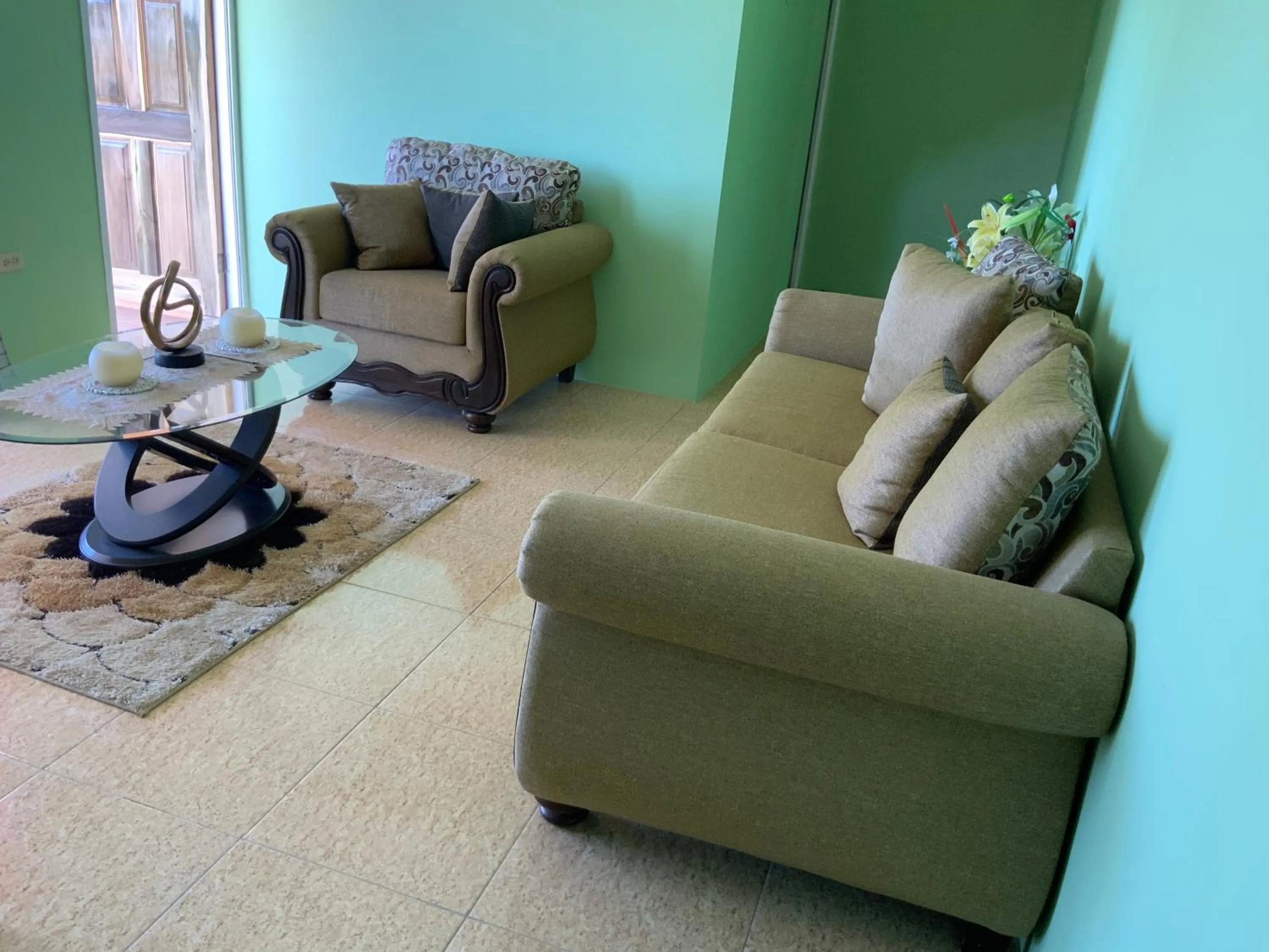 Seating area in Poinciana House