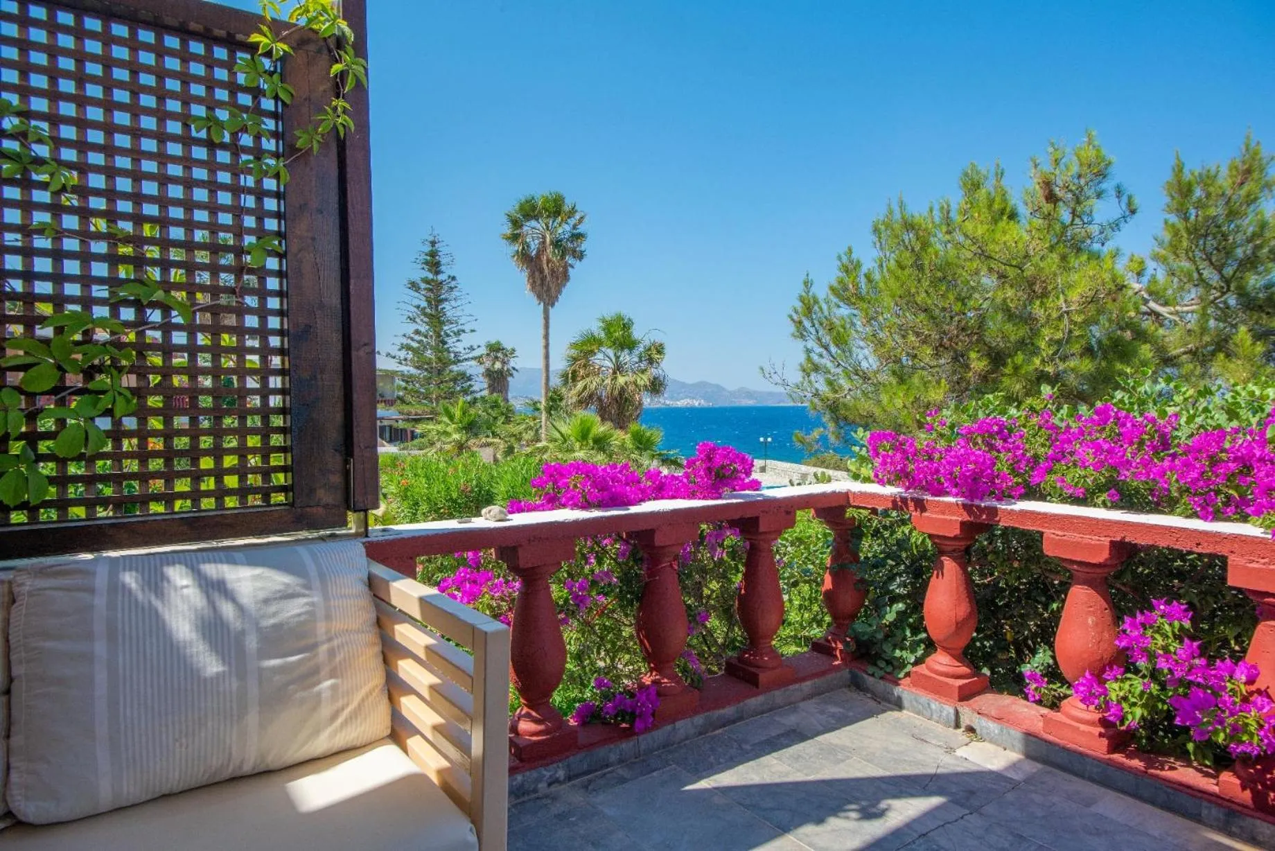 Balcony/Terrace in Vangelis Villas