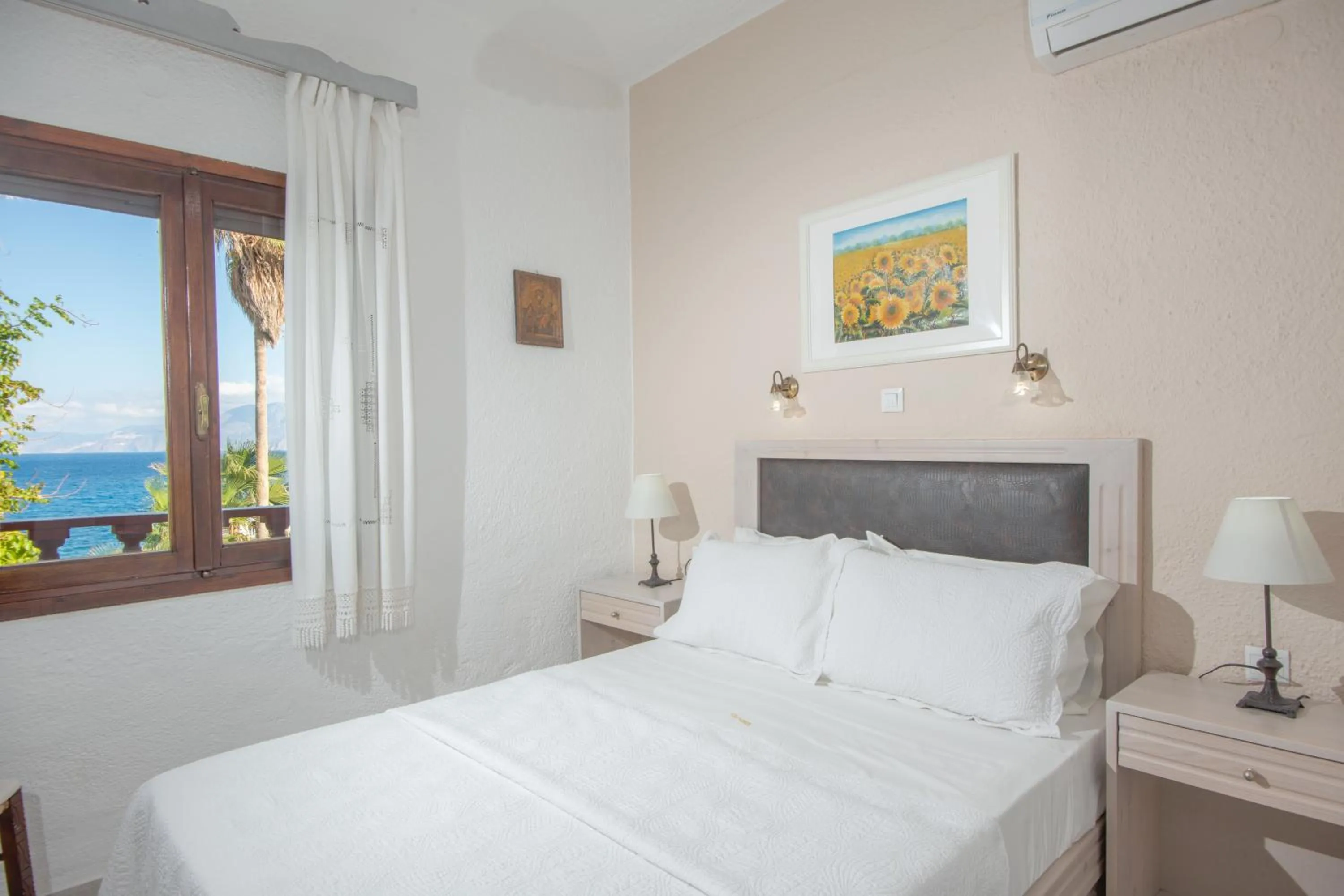 Bedroom, Bed in Vangelis Villas