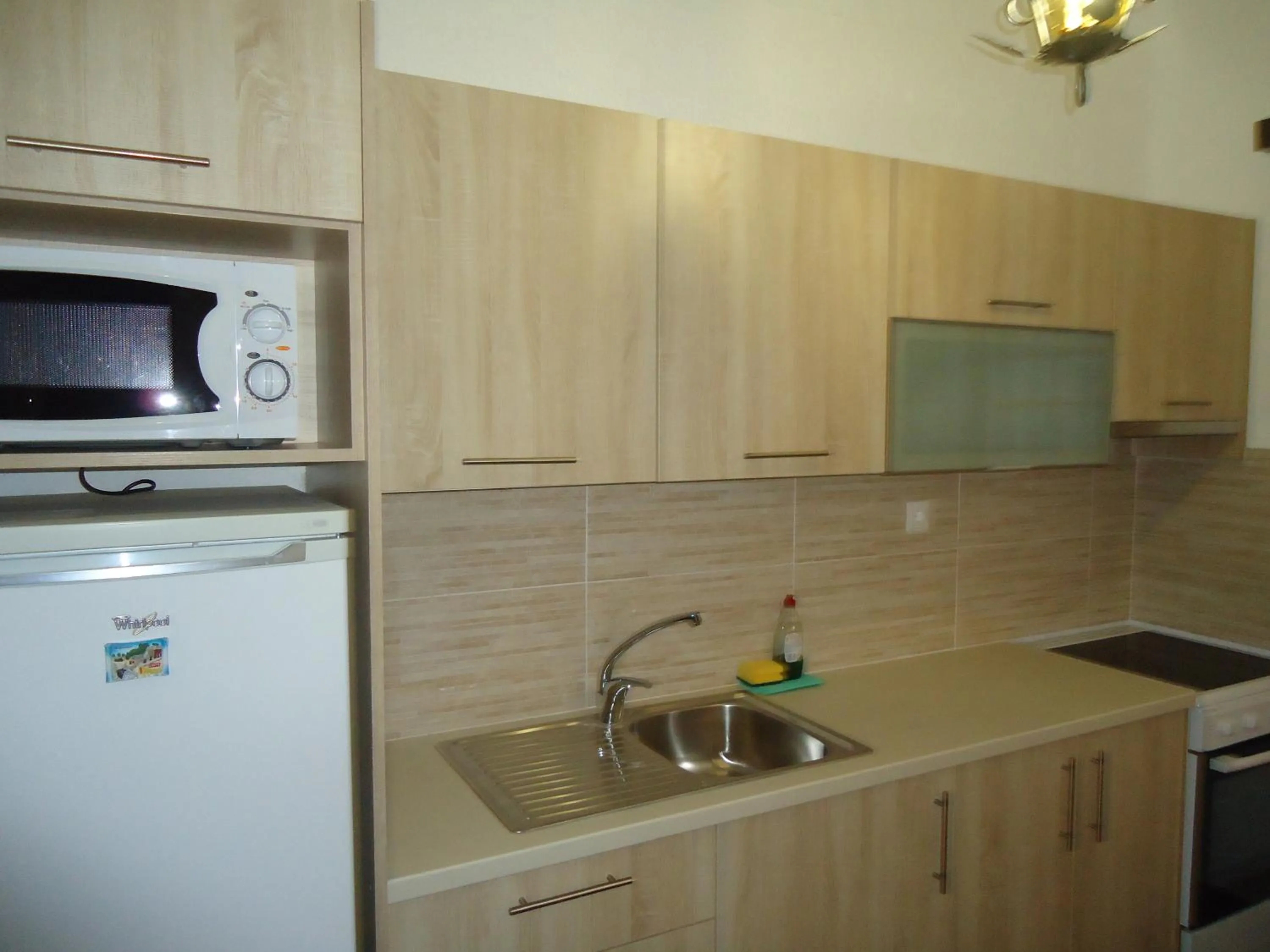 Kitchen or kitchenette in Vangelis Villas