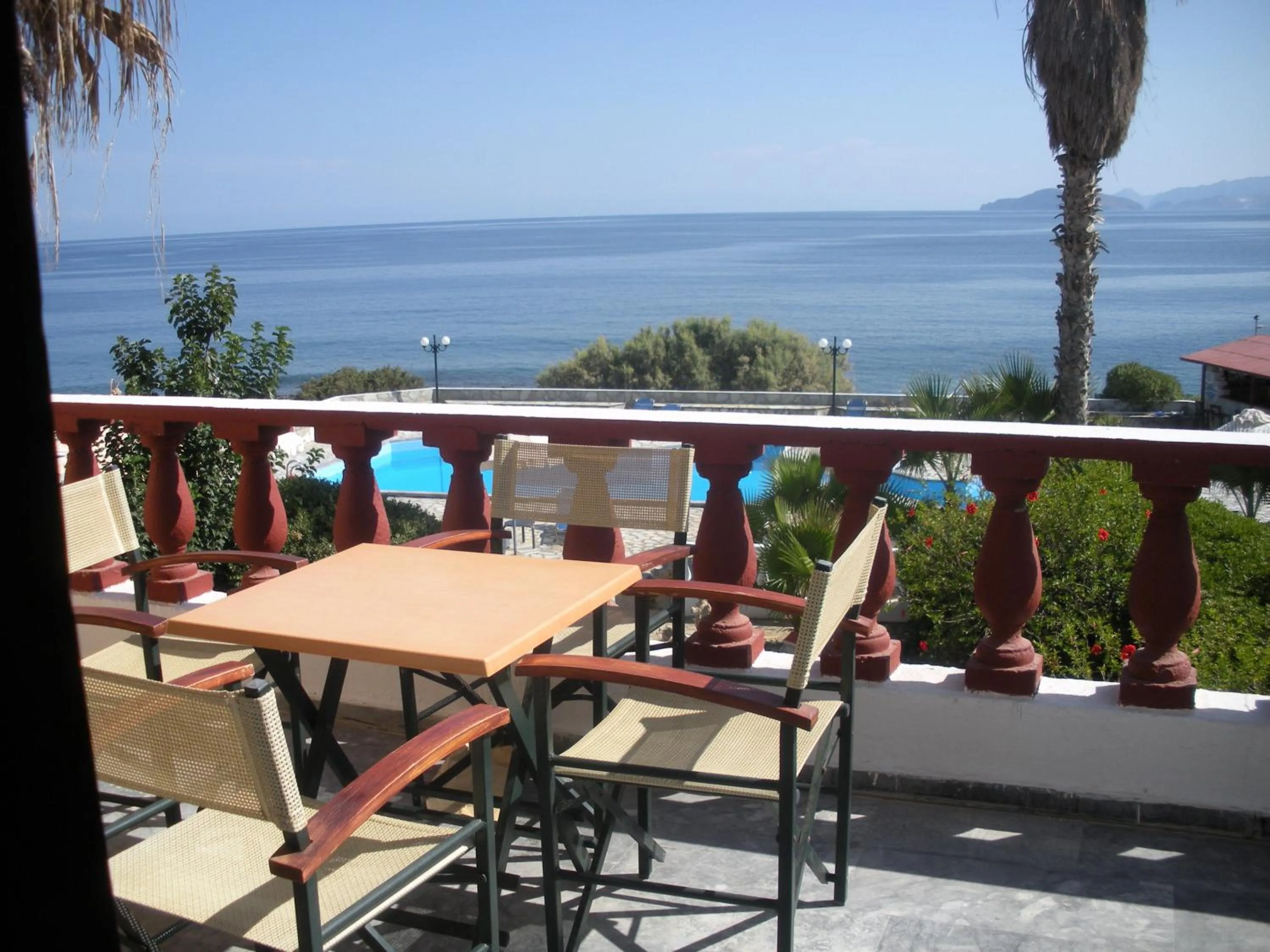 Balcony/Terrace in Vangelis Villas