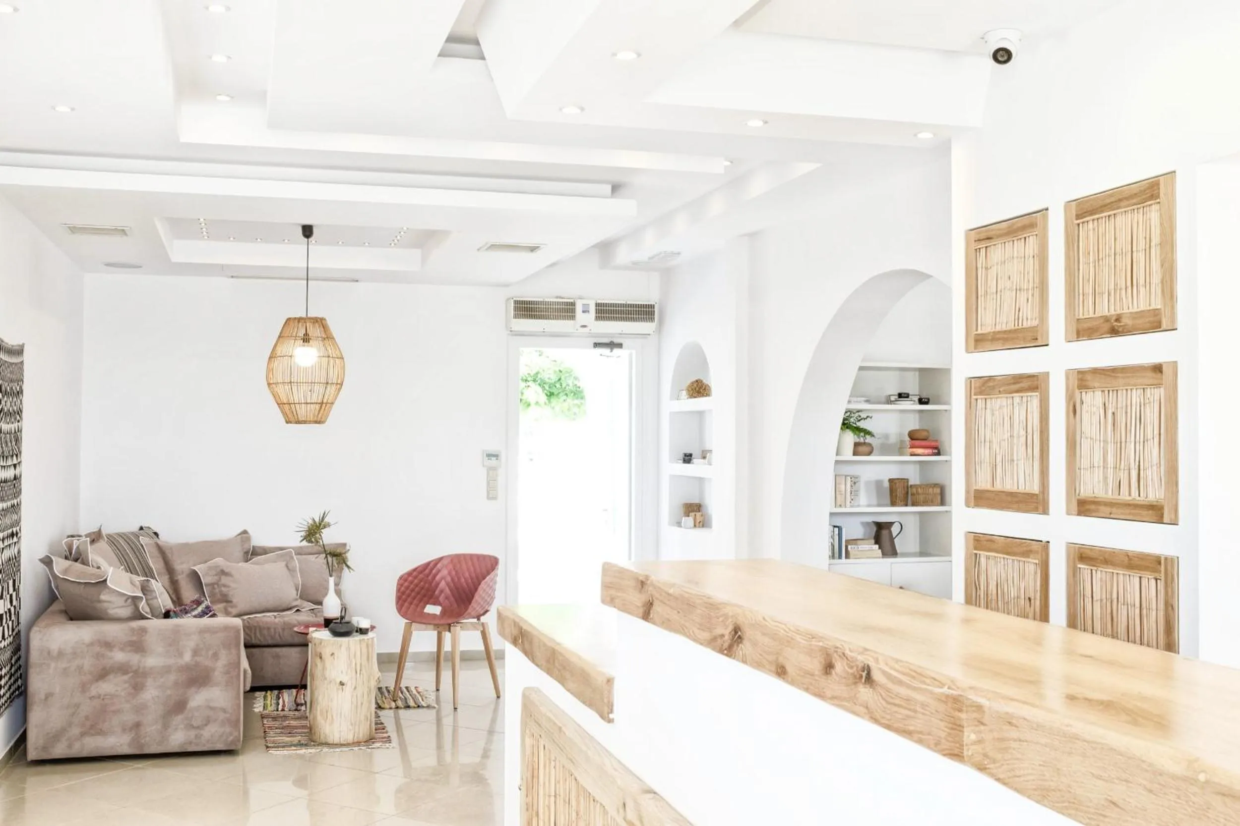 Lobby or reception in Orkos Beach Hotel