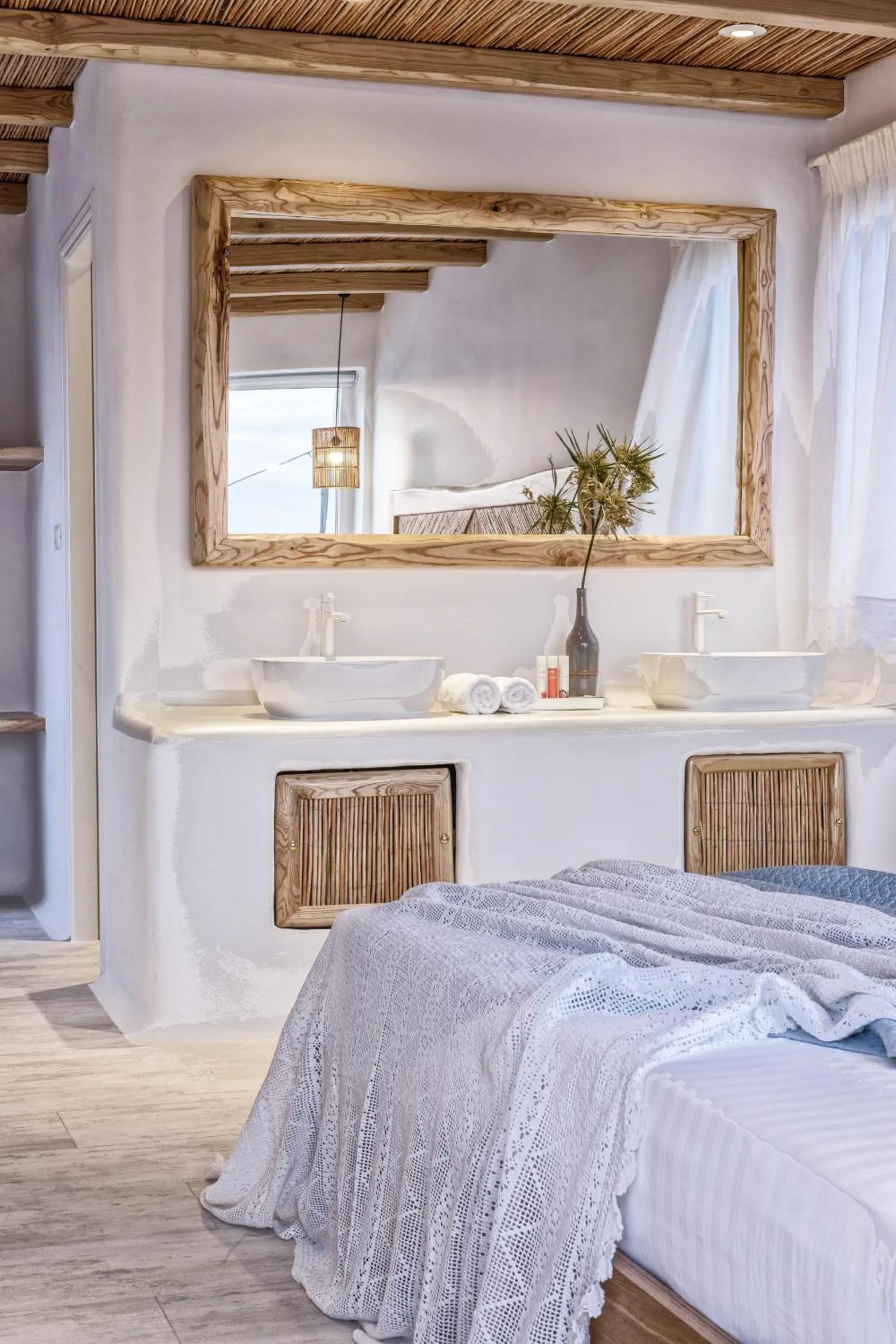 Decorative detail, Bed in Orkos Beach Hotel