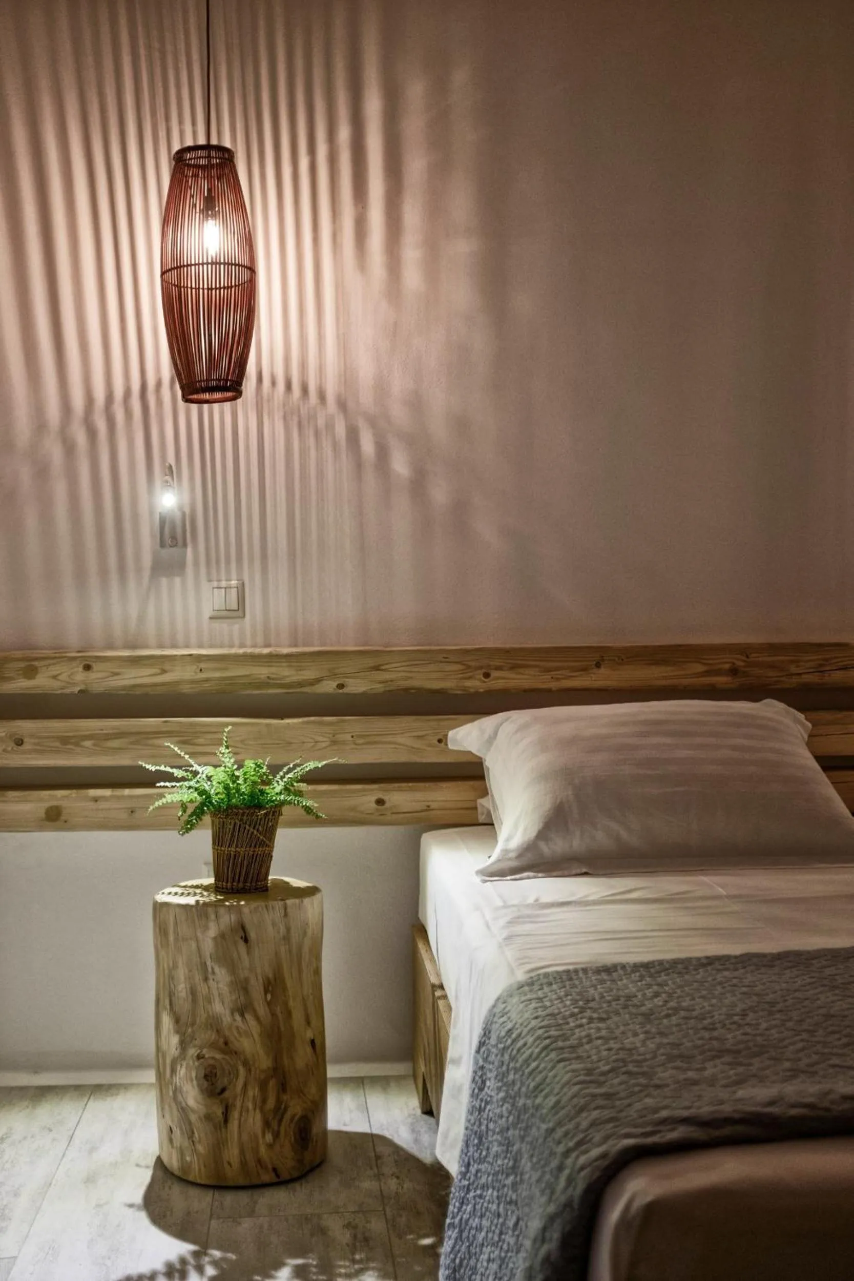 Decorative detail, Bed in Orkos Beach Hotel