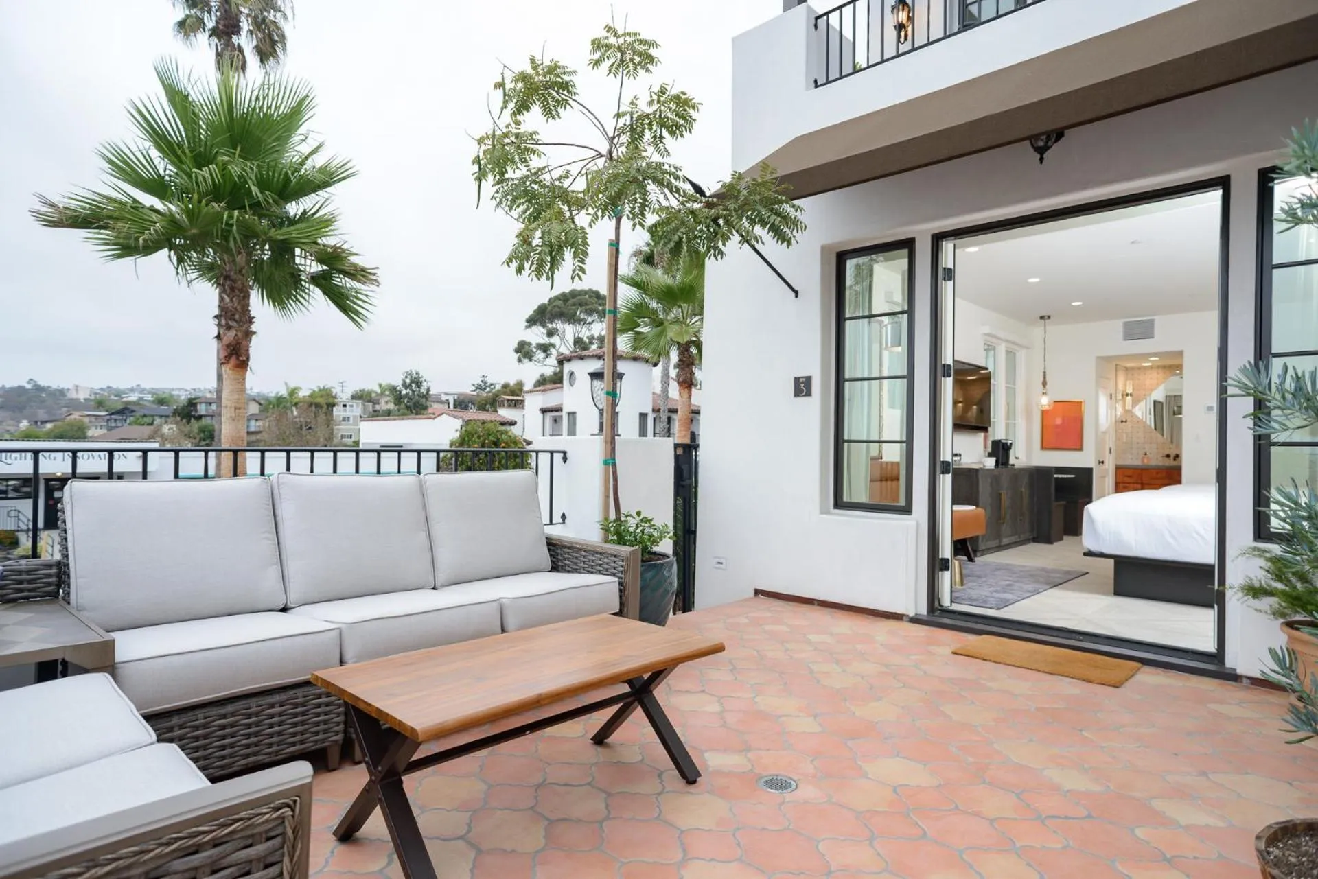 Patio in North Beach Villa