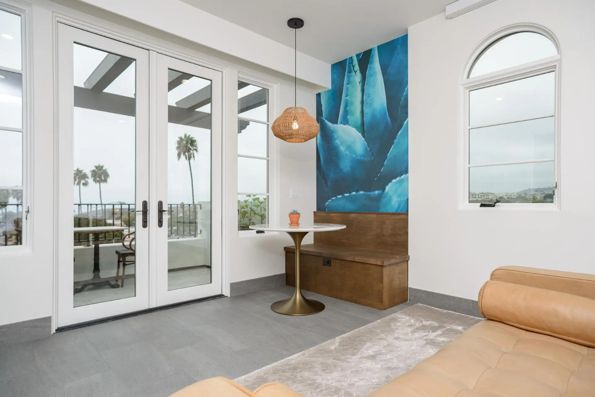 Seating area in North Beach Villa