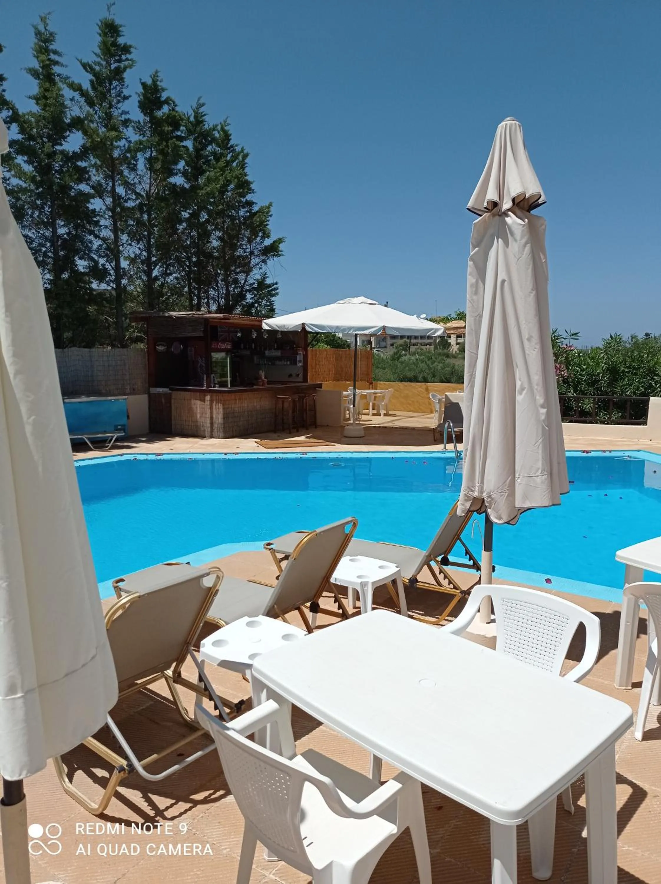 Swimming pool in Alexandros Studios