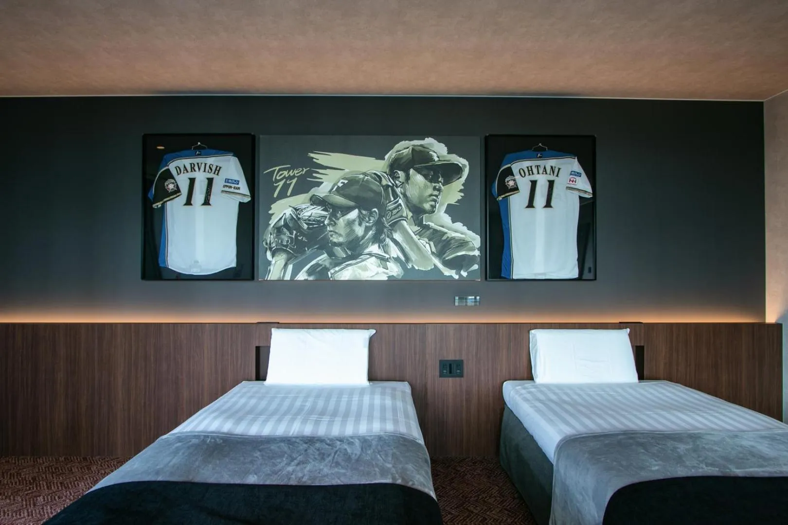 Bed in tower eleven hotel