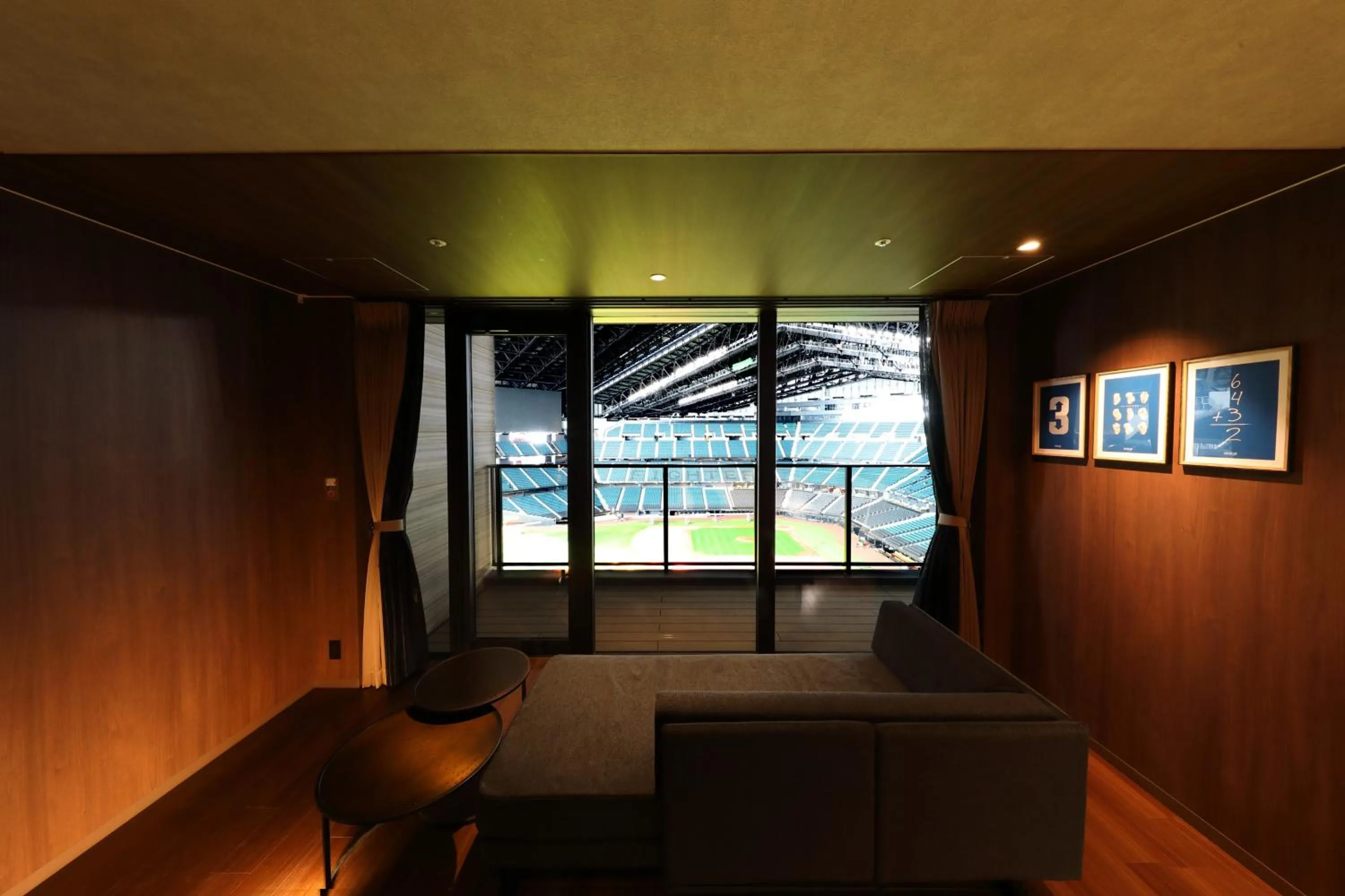 Living room in tower eleven hotel