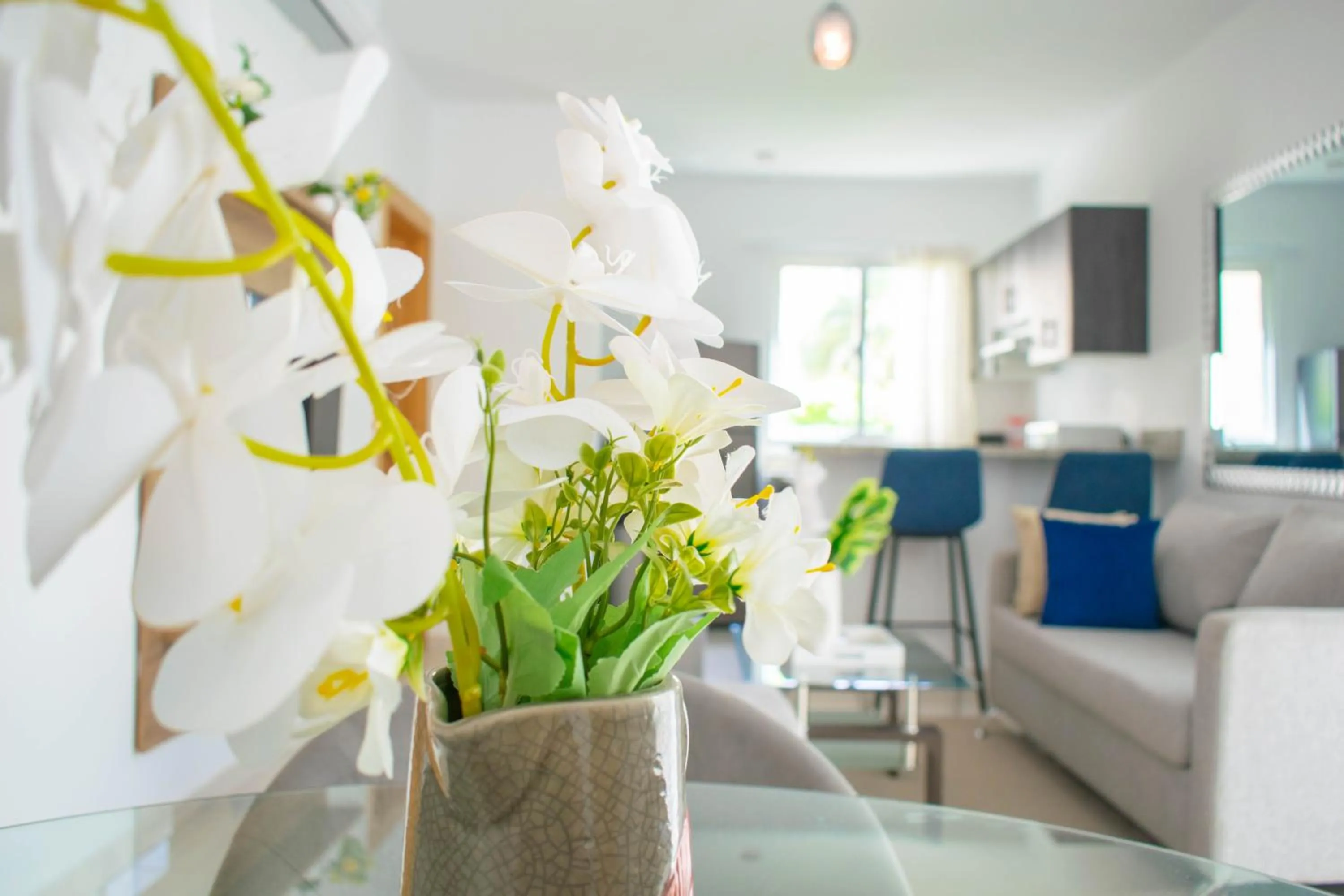 Living room in Playa Palmera Beach Resort