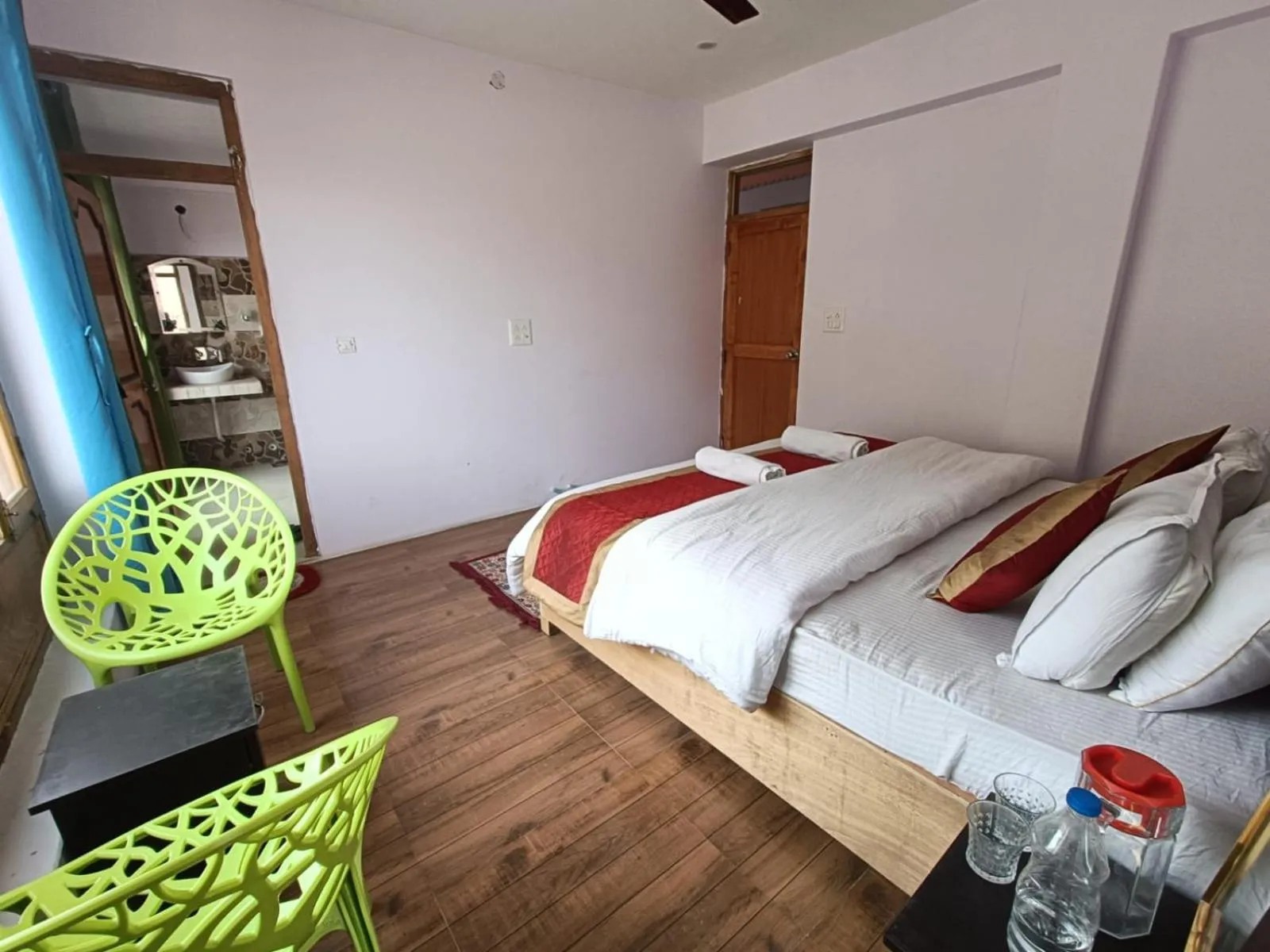 Bed in Hotel The Stone Palace-Turtuk