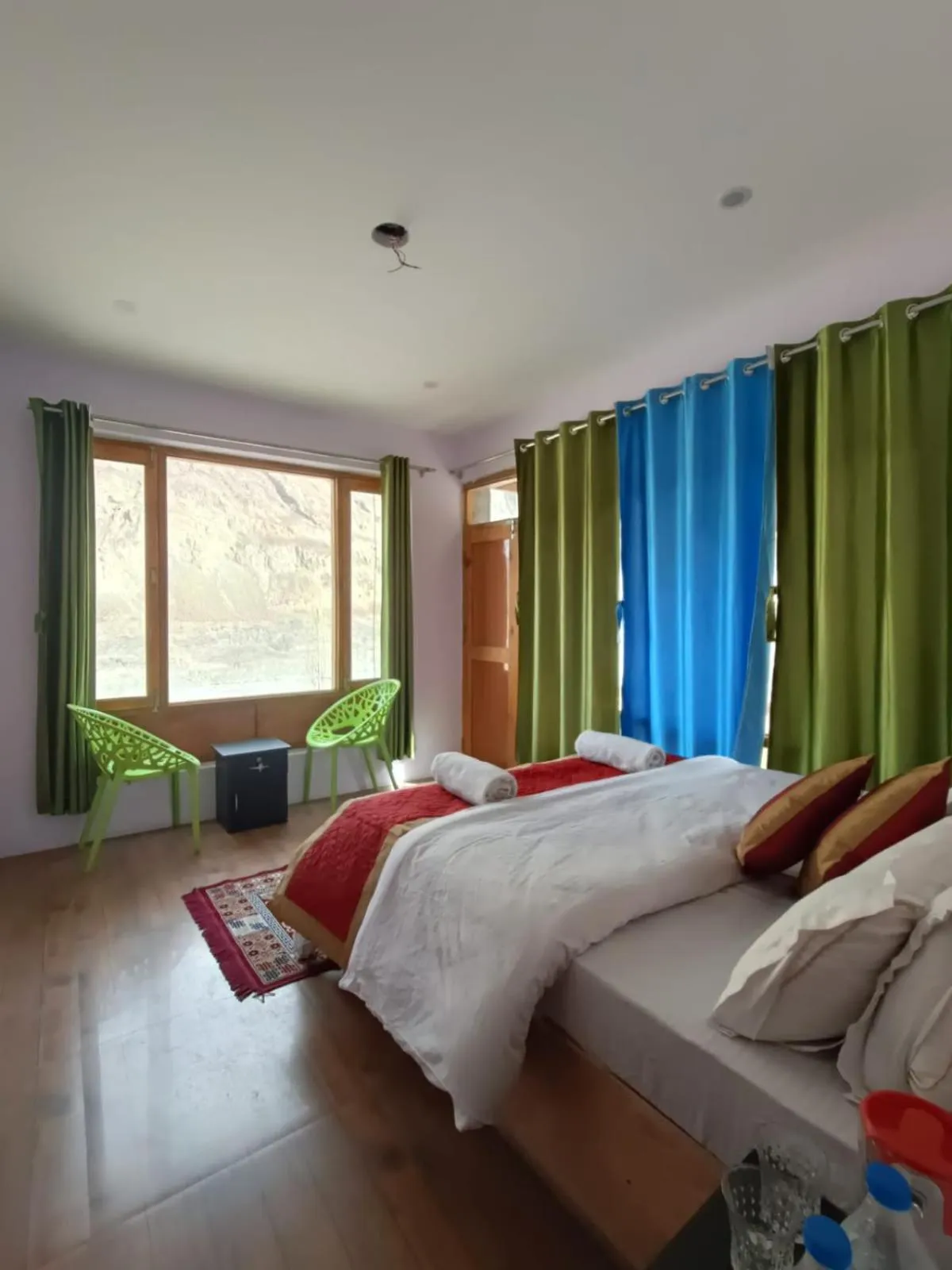 Bed in Hotel The Stone Palace-Turtuk