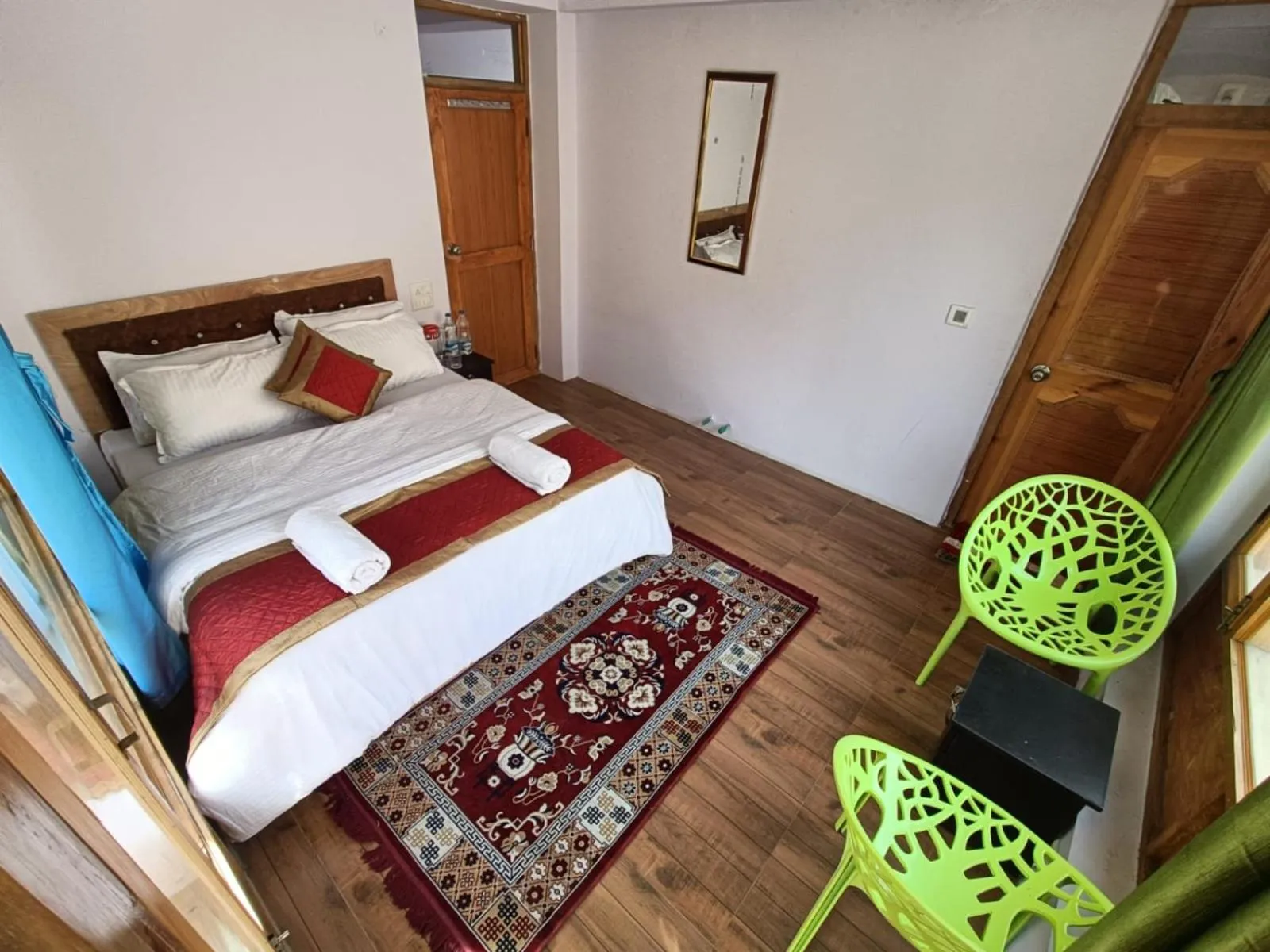 Bed in Hotel The Stone Palace-Turtuk