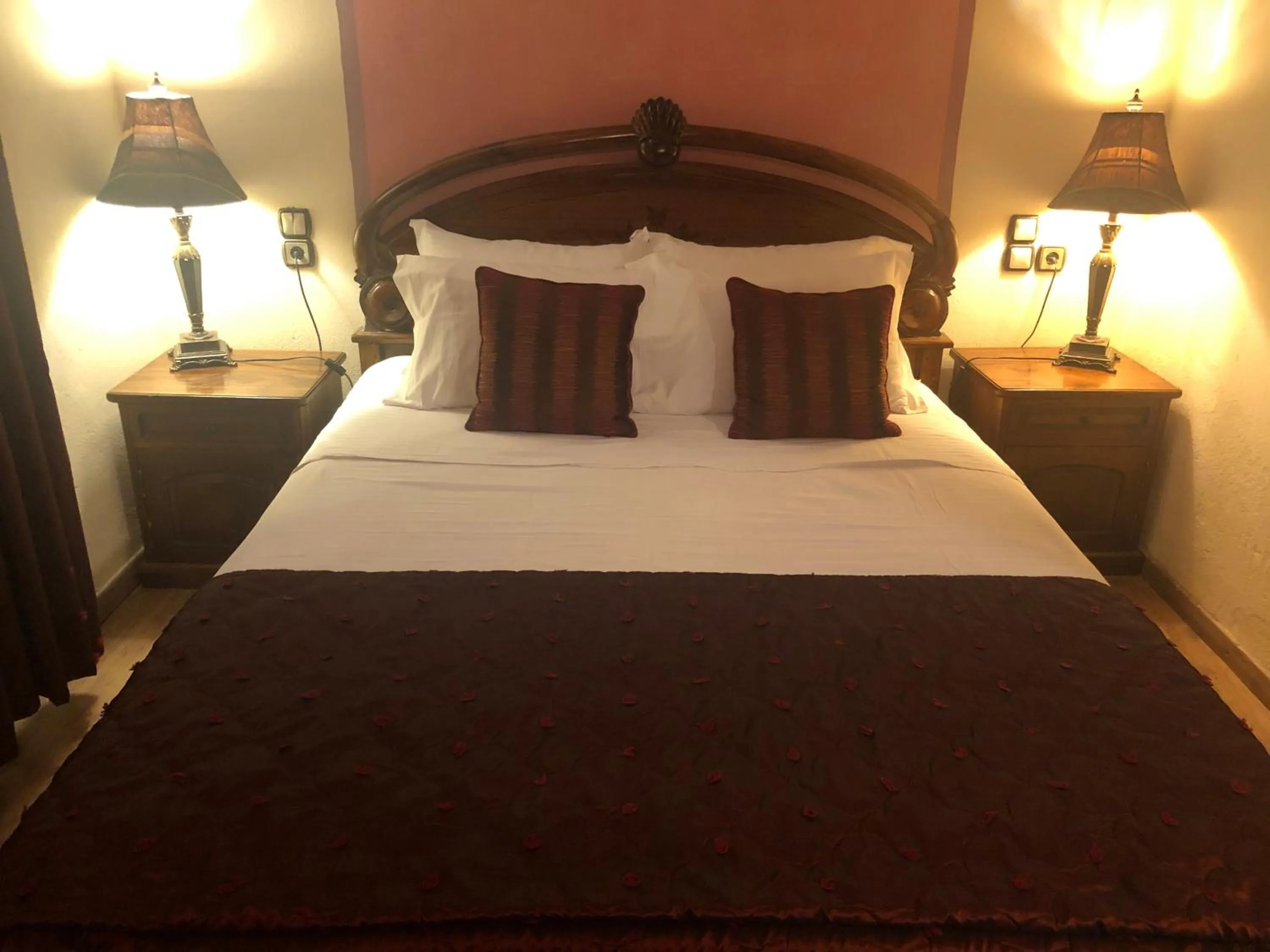 Bed in Archontiko Mesohori Meteora