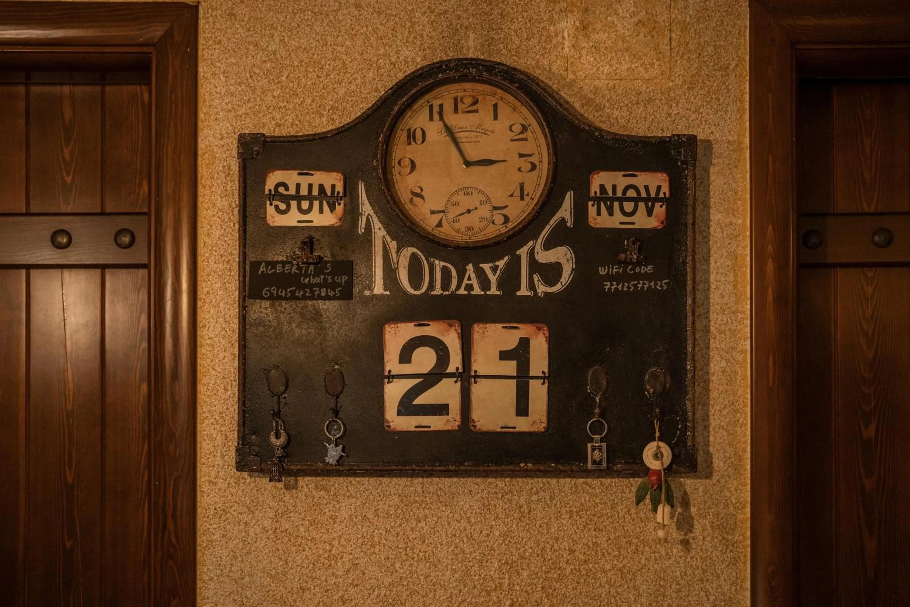 Lobby or reception in Archontiko Mesohori Meteora