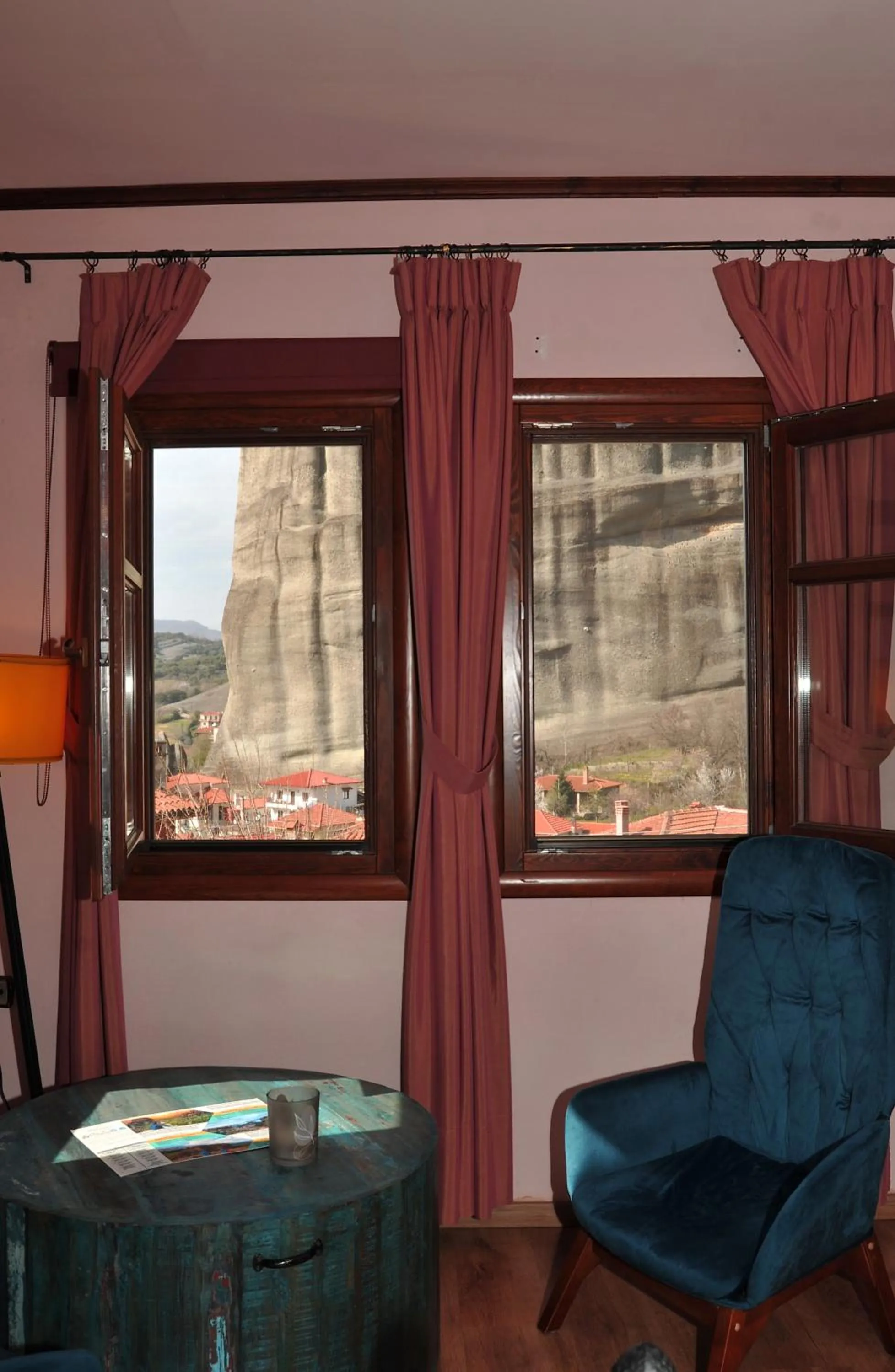 Seating area in Archontiko Mesohori Meteora