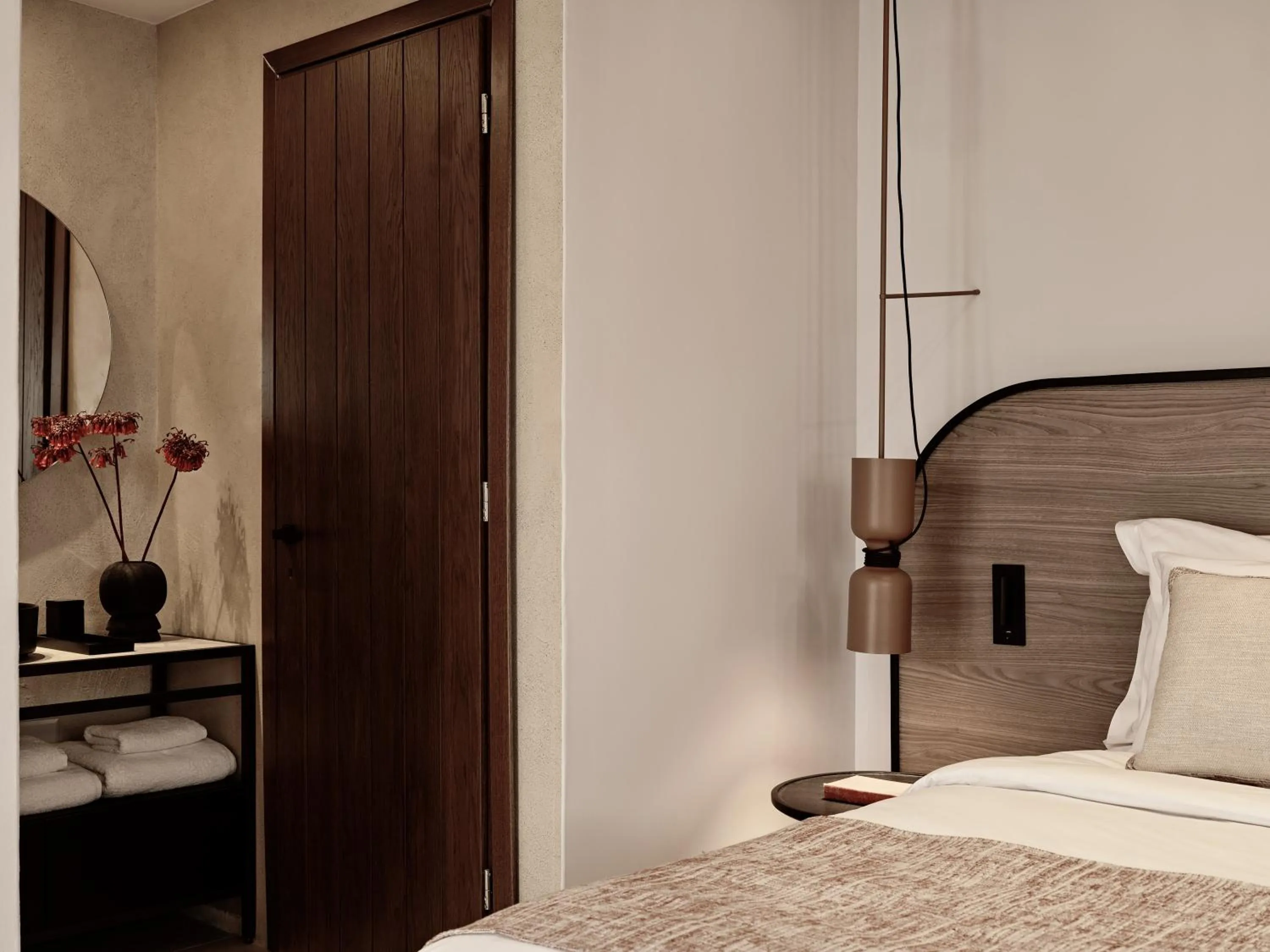 Bed in NAUMA PAROS Design Boutique Hotel