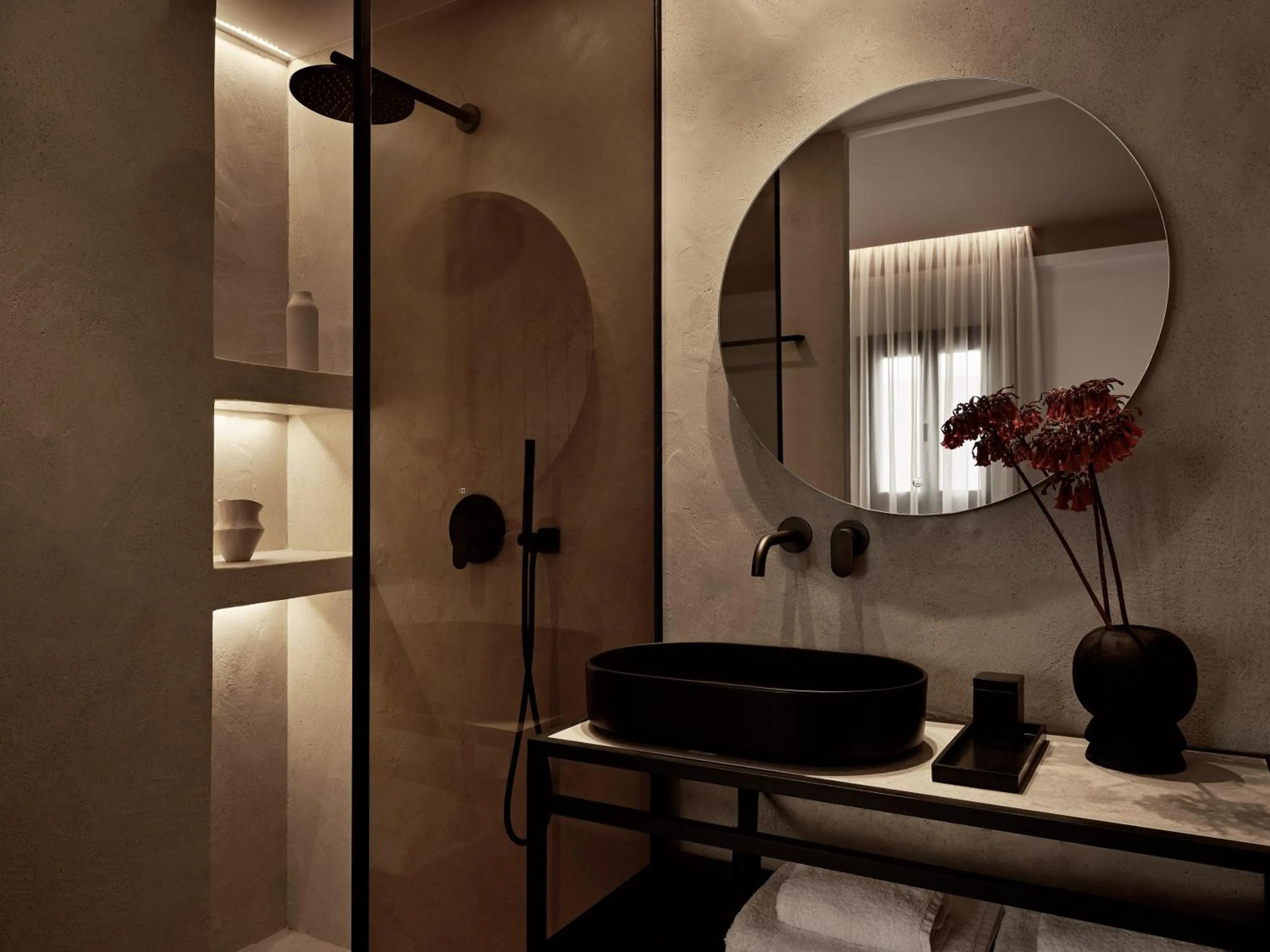 Bathroom in NAUMA PAROS Design Boutique Hotel