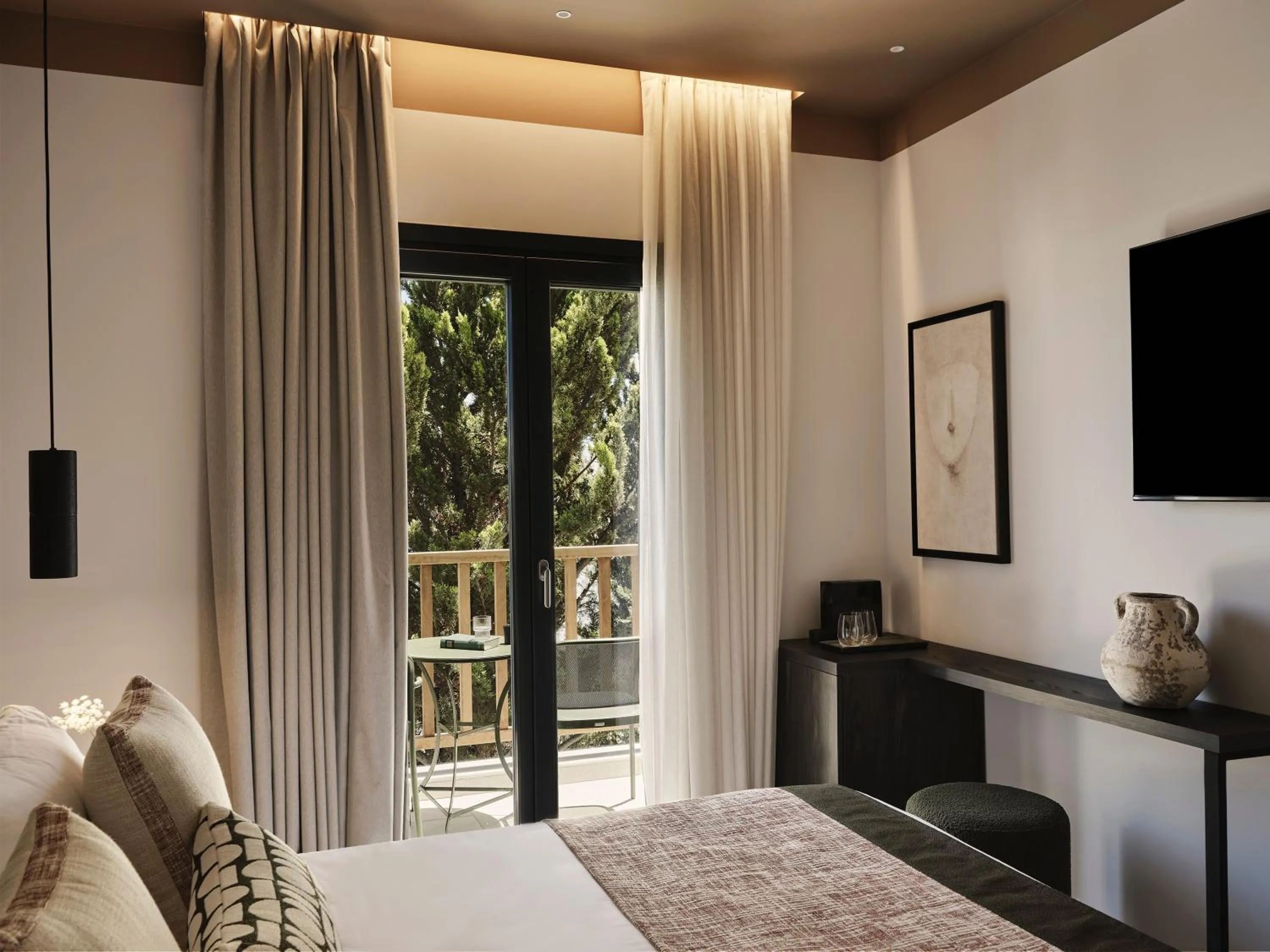 Bedroom, Bed in NAUMA PAROS Design Boutique Hotel