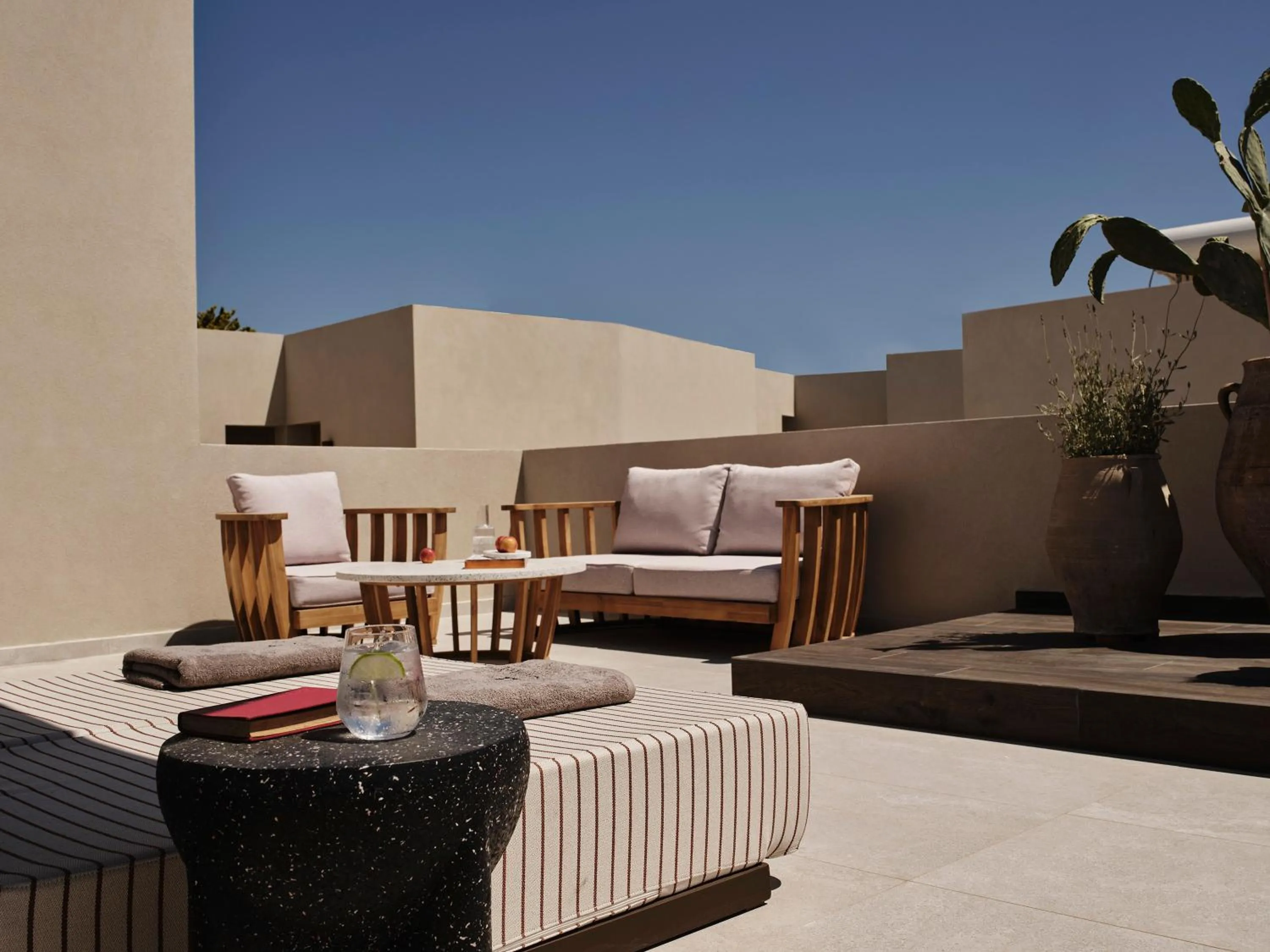 Balcony/Terrace in NAUMA PAROS Design Boutique Hotel