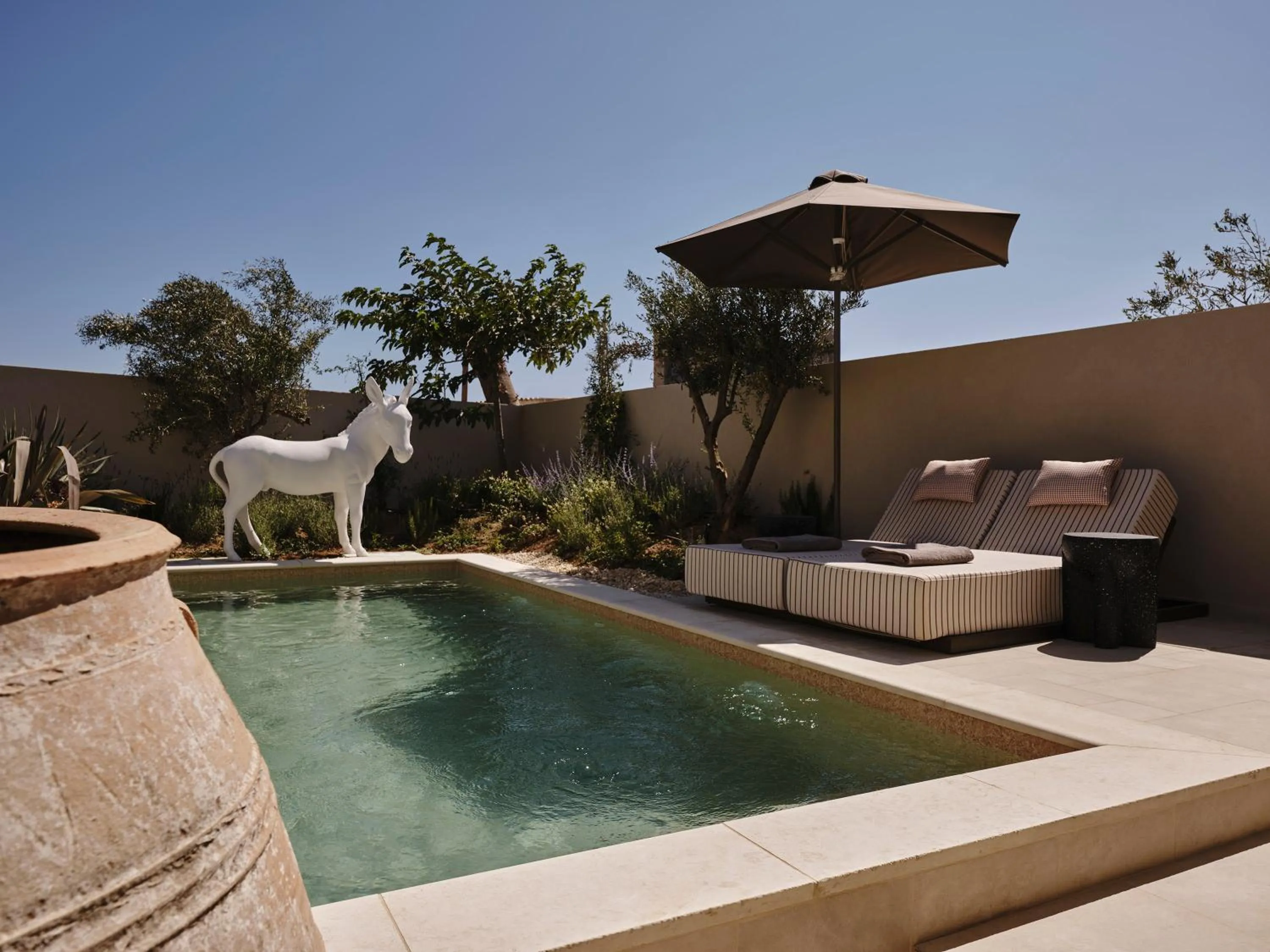 Swimming pool in NAUMA PAROS Design Boutique Hotel