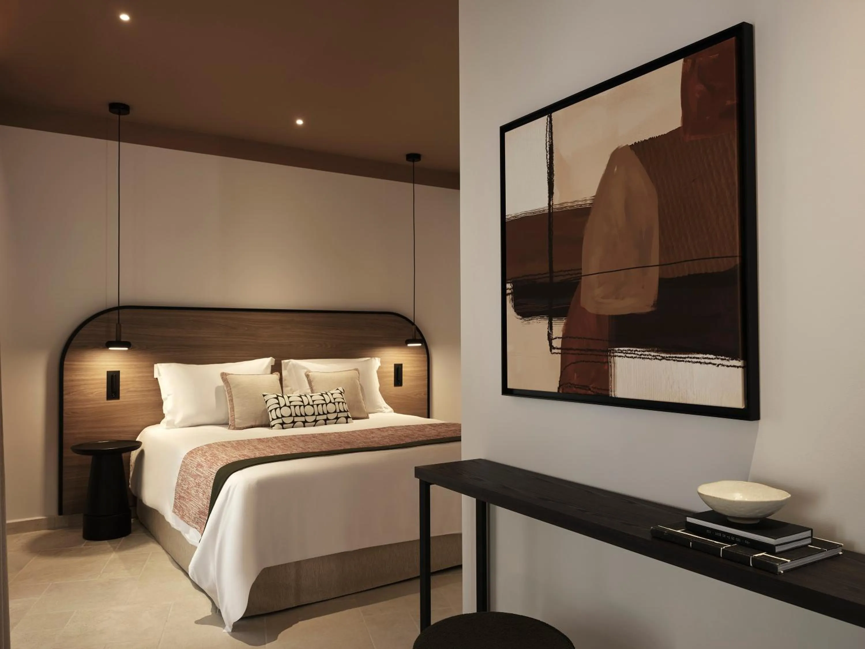 Bedroom, Bed in NAUMA PAROS Design Boutique Hotel