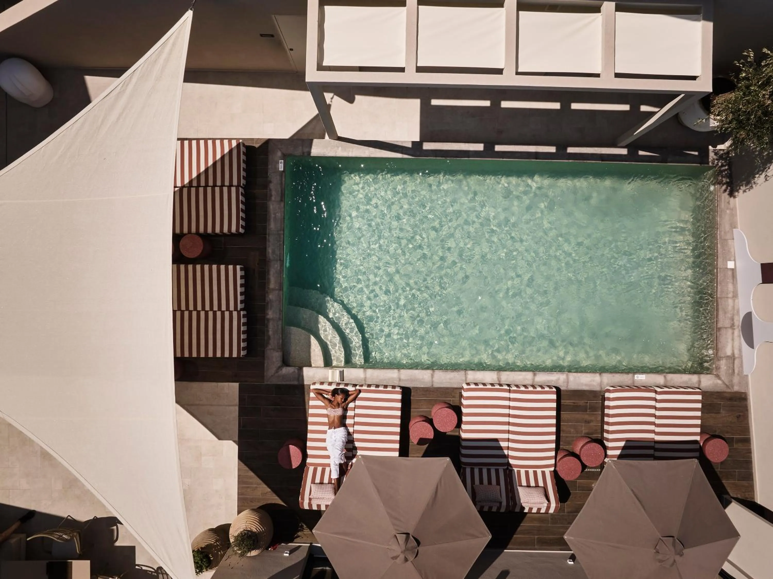 Swimming pool in NAUMA PAROS Design Boutique Hotel