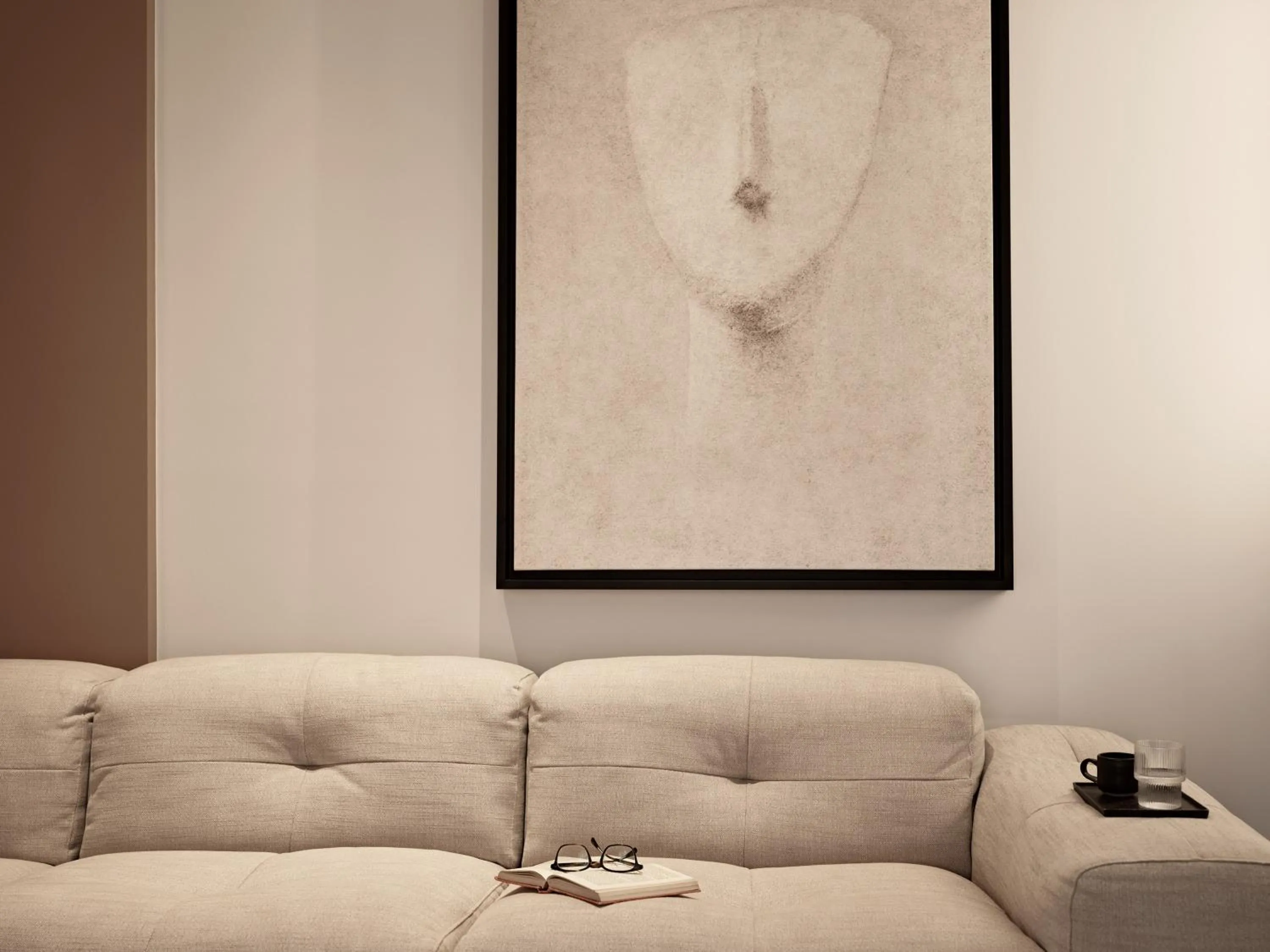 Living room in NAUMA PAROS Design Boutique Hotel