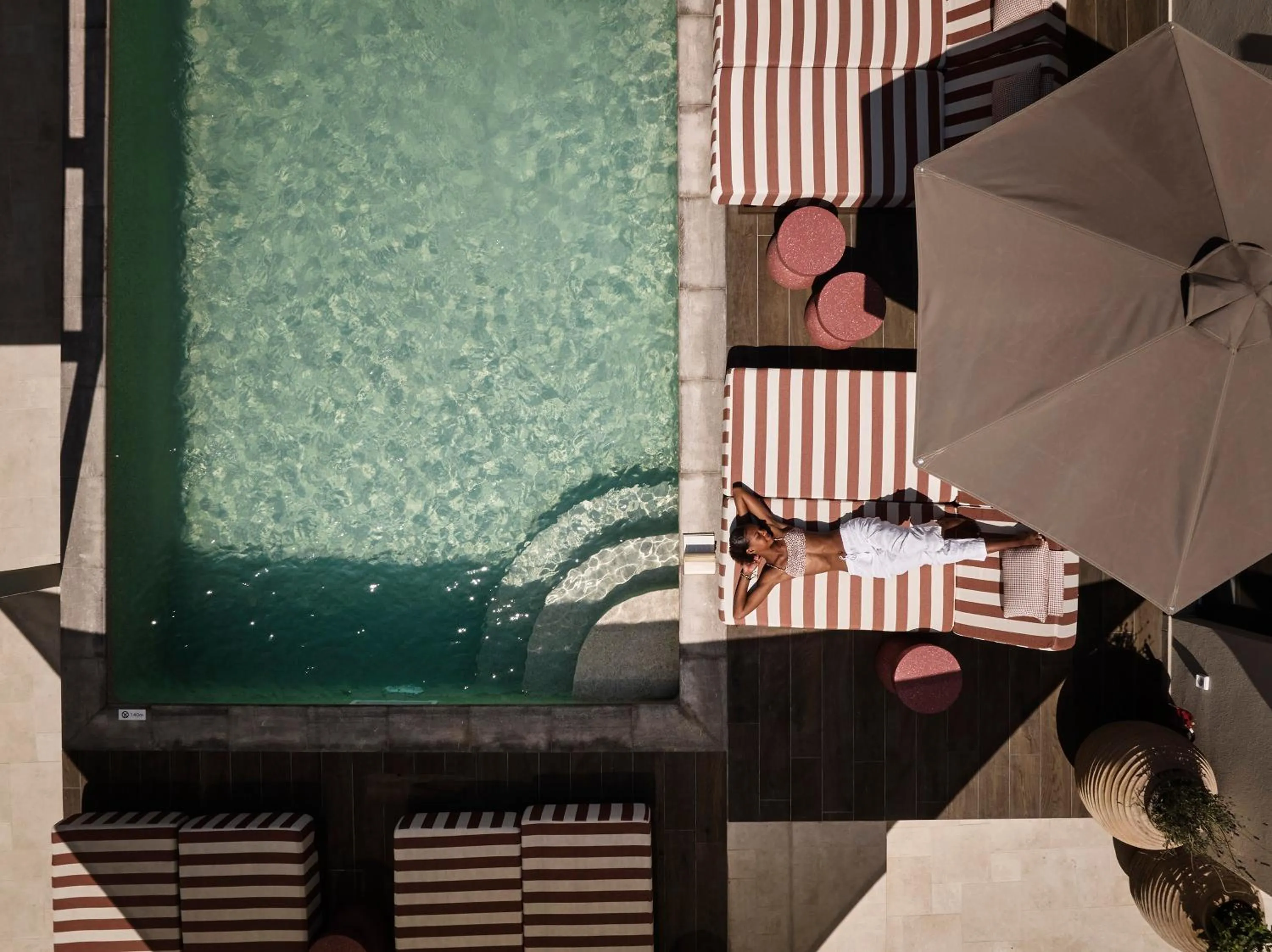 Swimming pool in NAUMA PAROS Design Boutique Hotel