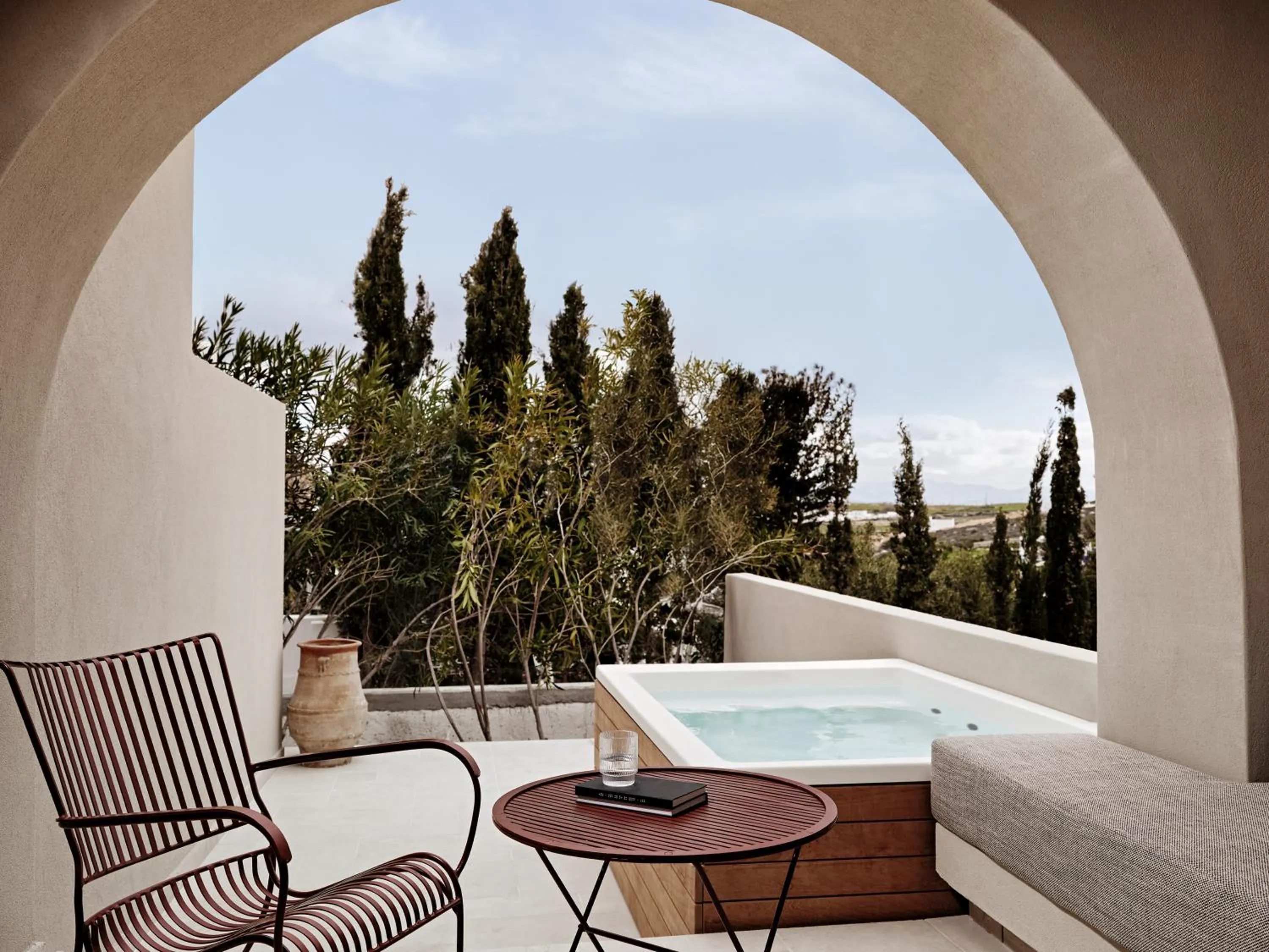 Patio in NAUMA PAROS Design Boutique Hotel