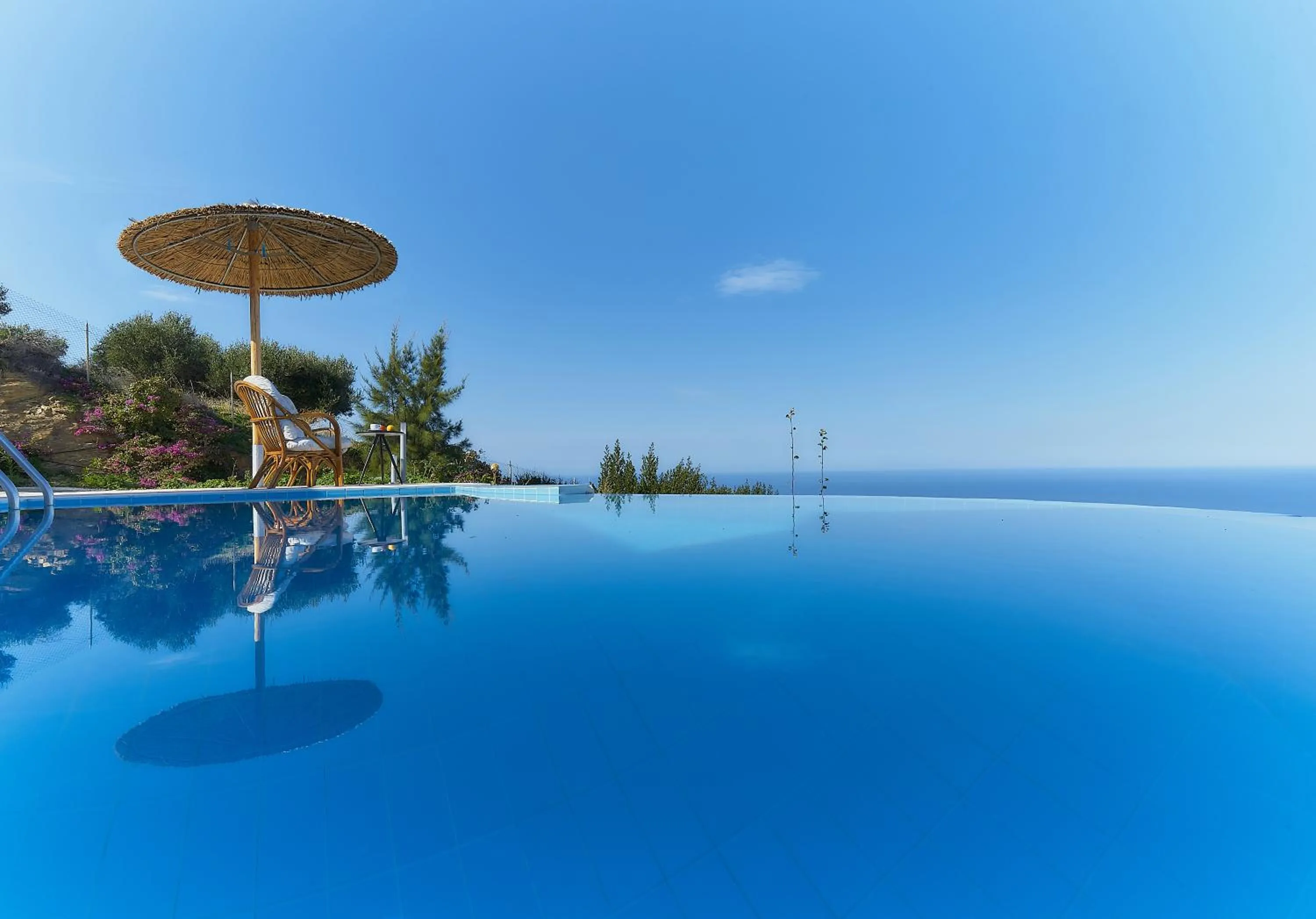 Swimming pool in Nymphes Luxury Apartments