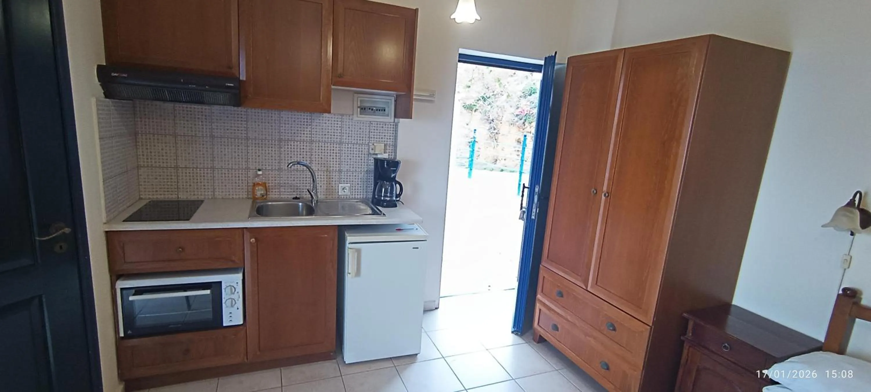 Kitchen or kitchenette in Nymphes Luxury Apartments